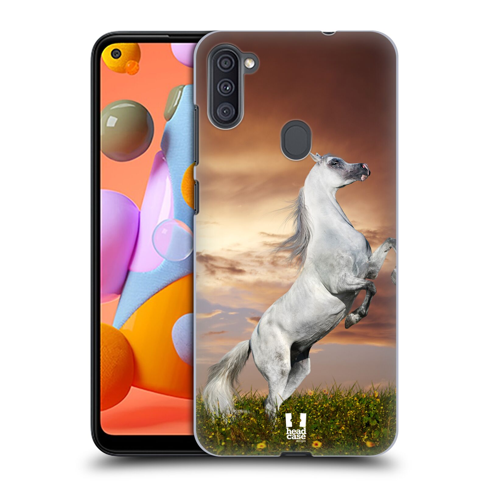 Zadní obal pro mobil Samsung Galaxy A11 - HEAD CASE - Svět zvířat divoký kůň