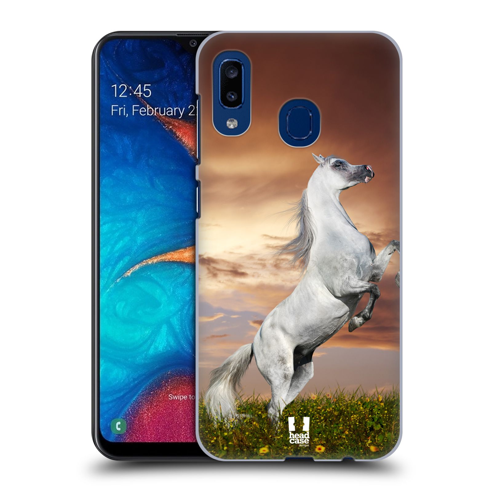 Zadní obal pro mobil Samsung Galaxy A20 - HEAD CASE - Svět zvířat divoký kůň