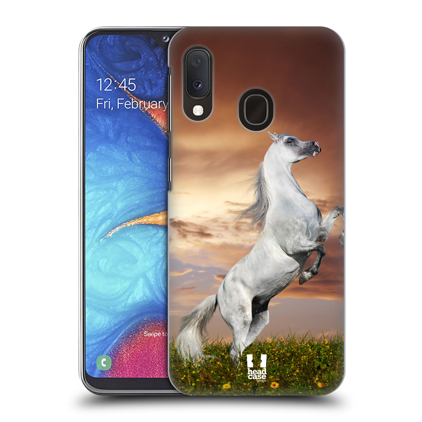 Zadní obal pro mobil Samsung Galaxy A20E - HEAD CASE - Svět zvířat divoký kůň