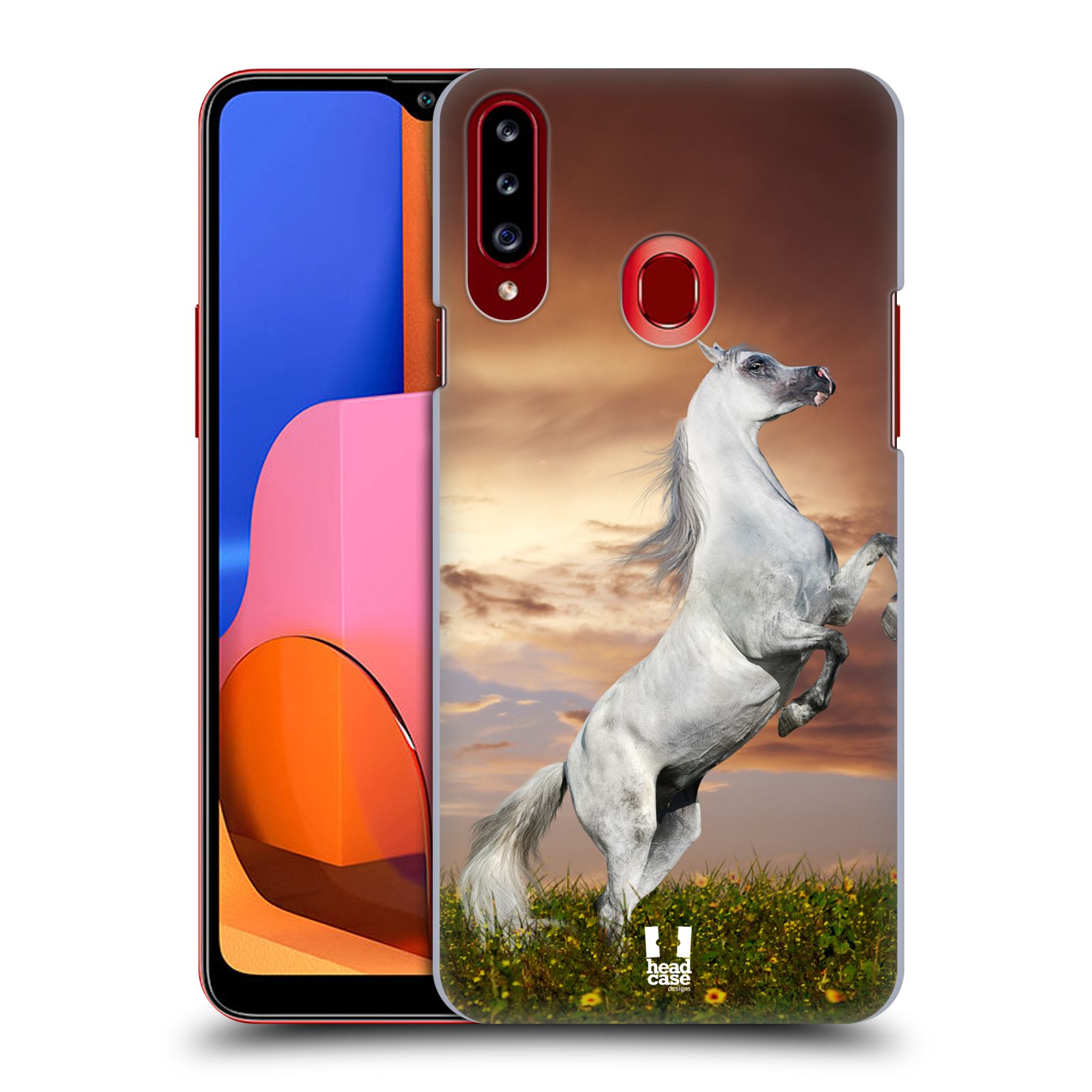 Zadní obal pro mobil Samsung Galaxy A20s - HEAD CASE - Svět zvířat divoký kůň