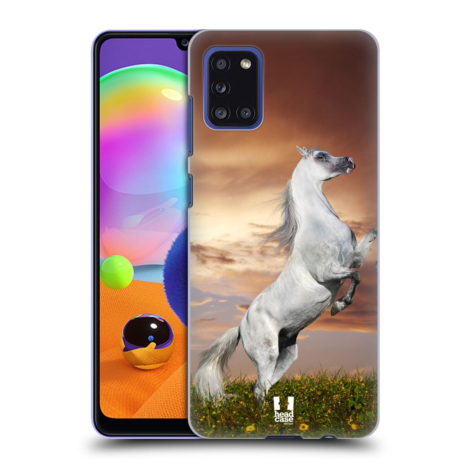 Zadní obal pro mobil Samsung Galaxy A31 - HEAD CASE - Svět zvířat divoký kůň