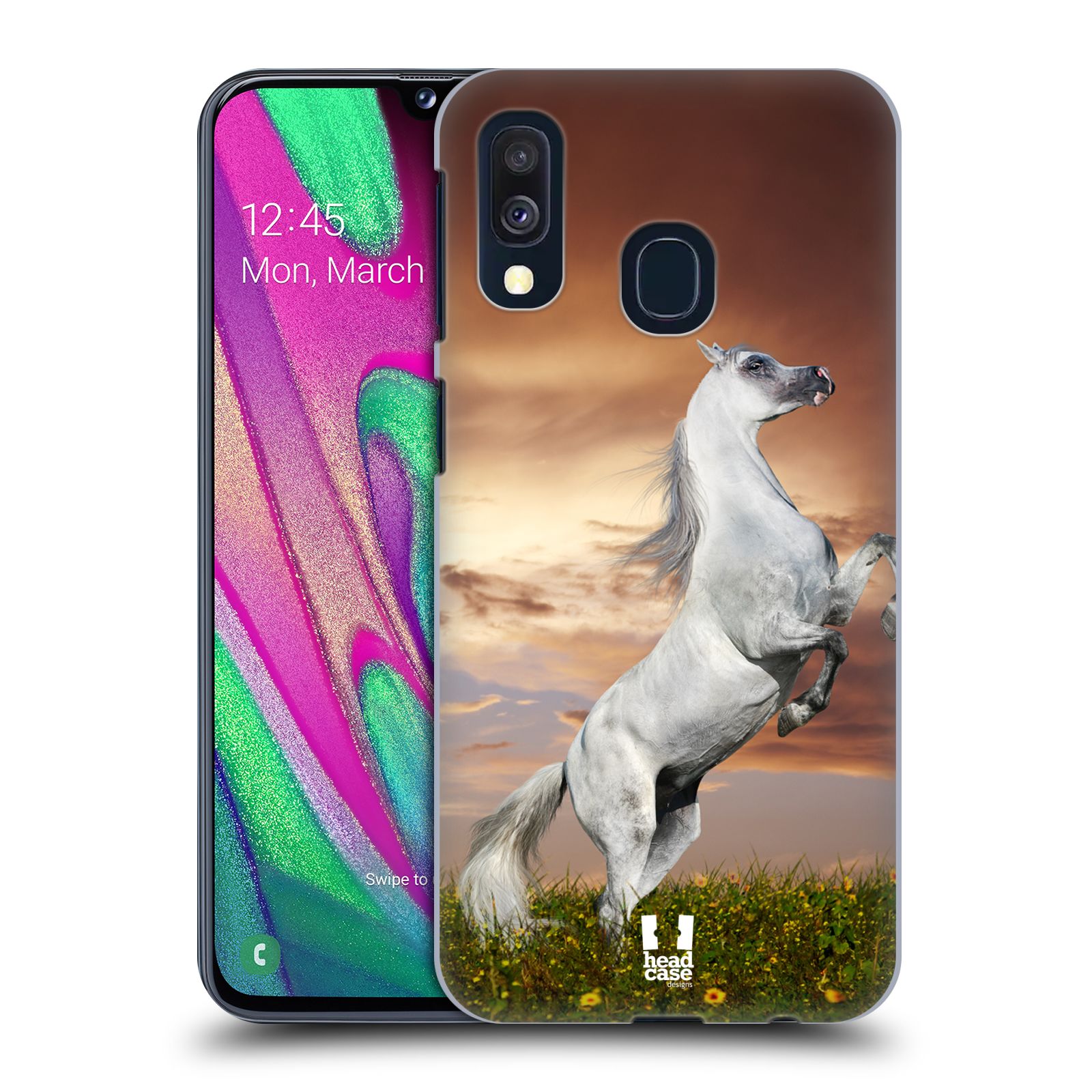 Zadní obal pro mobil Samsung Galaxy A40 - HEAD CASE - Svět zvířat divoký kůň
