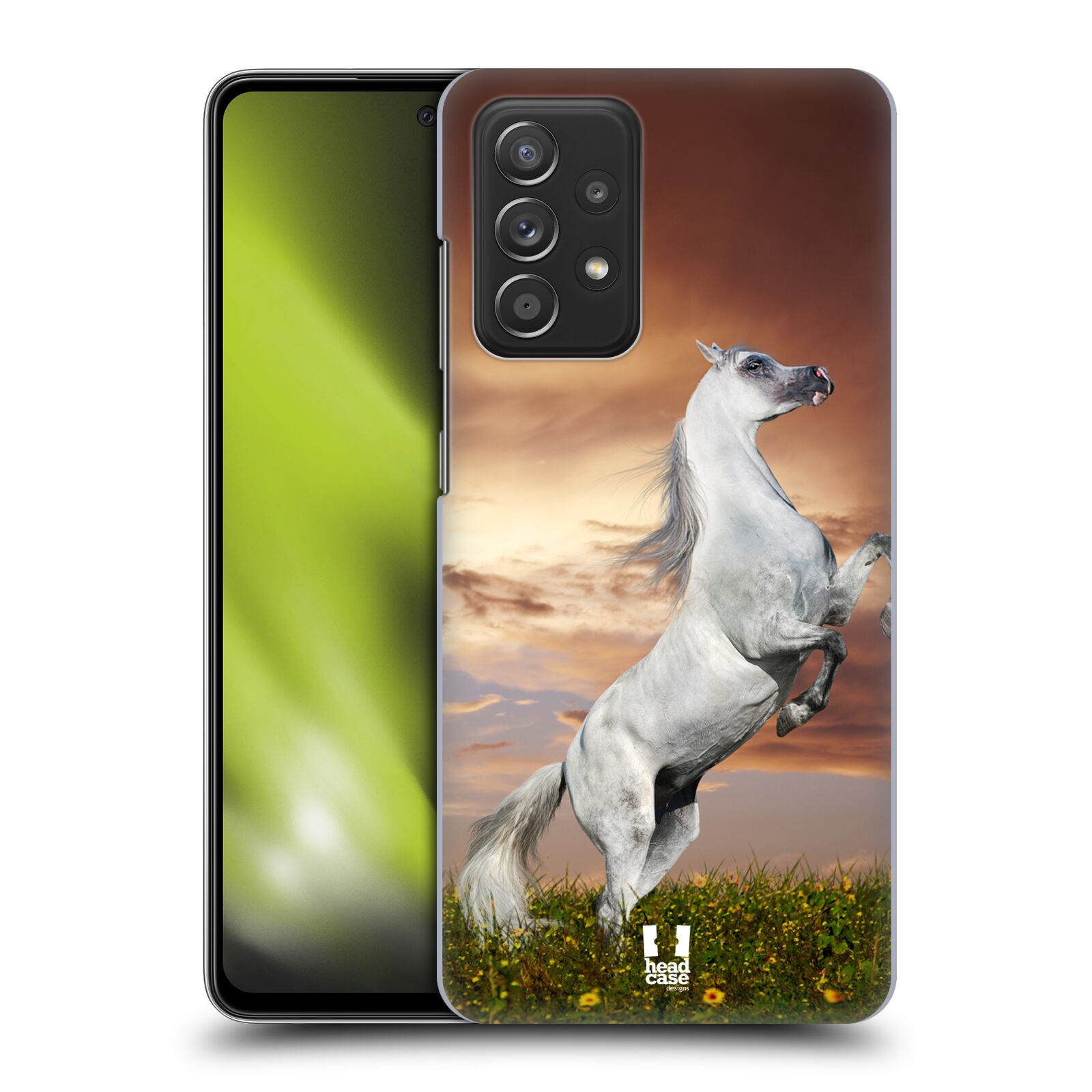 Zadní obal pro mobil Samsung Galaxy A52 / A52s / A52 5G - HEAD CASE - Svět zvířat divoký kůň