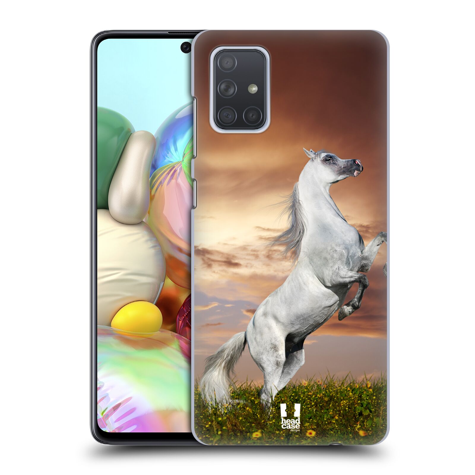 Zadní obal pro mobil Samsung Galaxy A71 - HEAD CASE - Svět zvířat divoký kůň