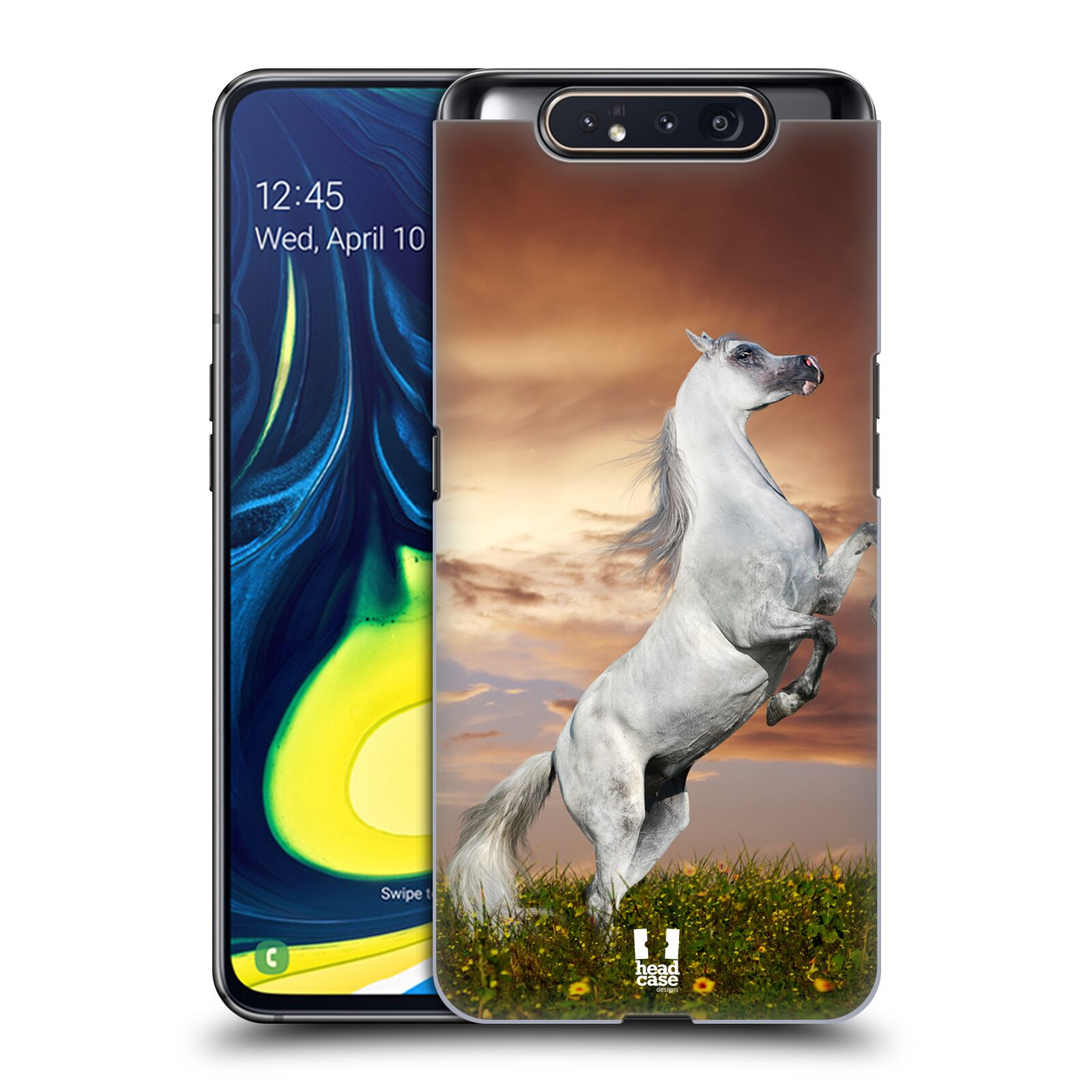 Zadní obal pro mobil Samsung Galaxy A80 - HEAD CASE - Svět zvířat divoký kůň
