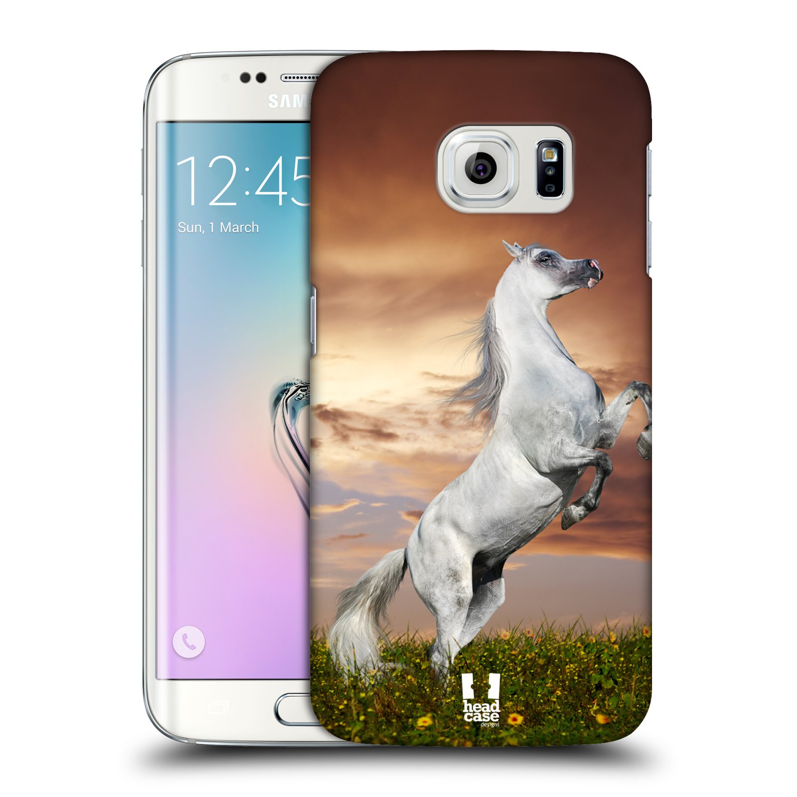 Zadní obal pro mobil Samsung Galaxy S6 EDGE - HEAD CASE - Svět zvířat divoký kůň