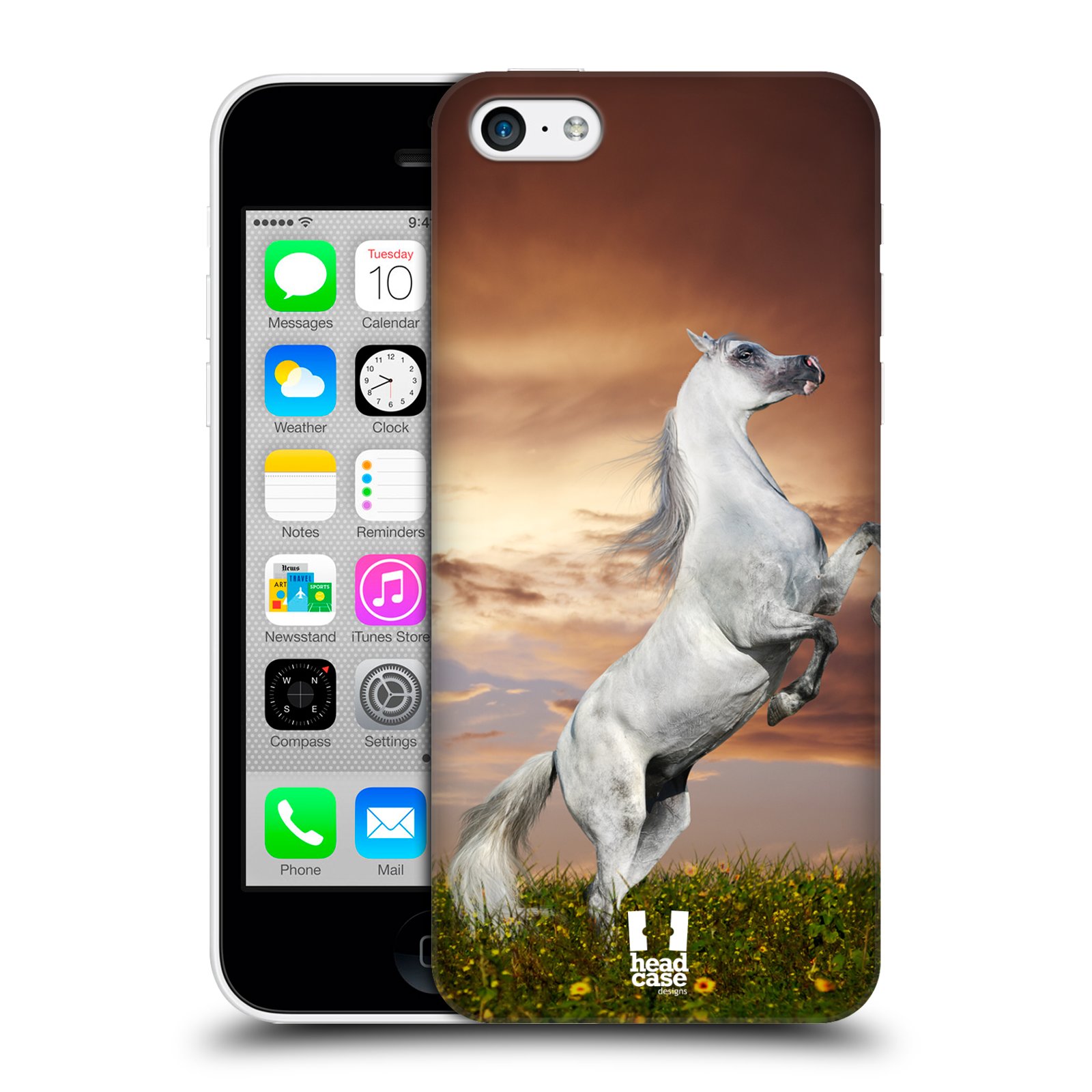 Zadní obal pro mobil Apple Iphone 5C - HEAD CASE - Svět zvířat divoký kůň