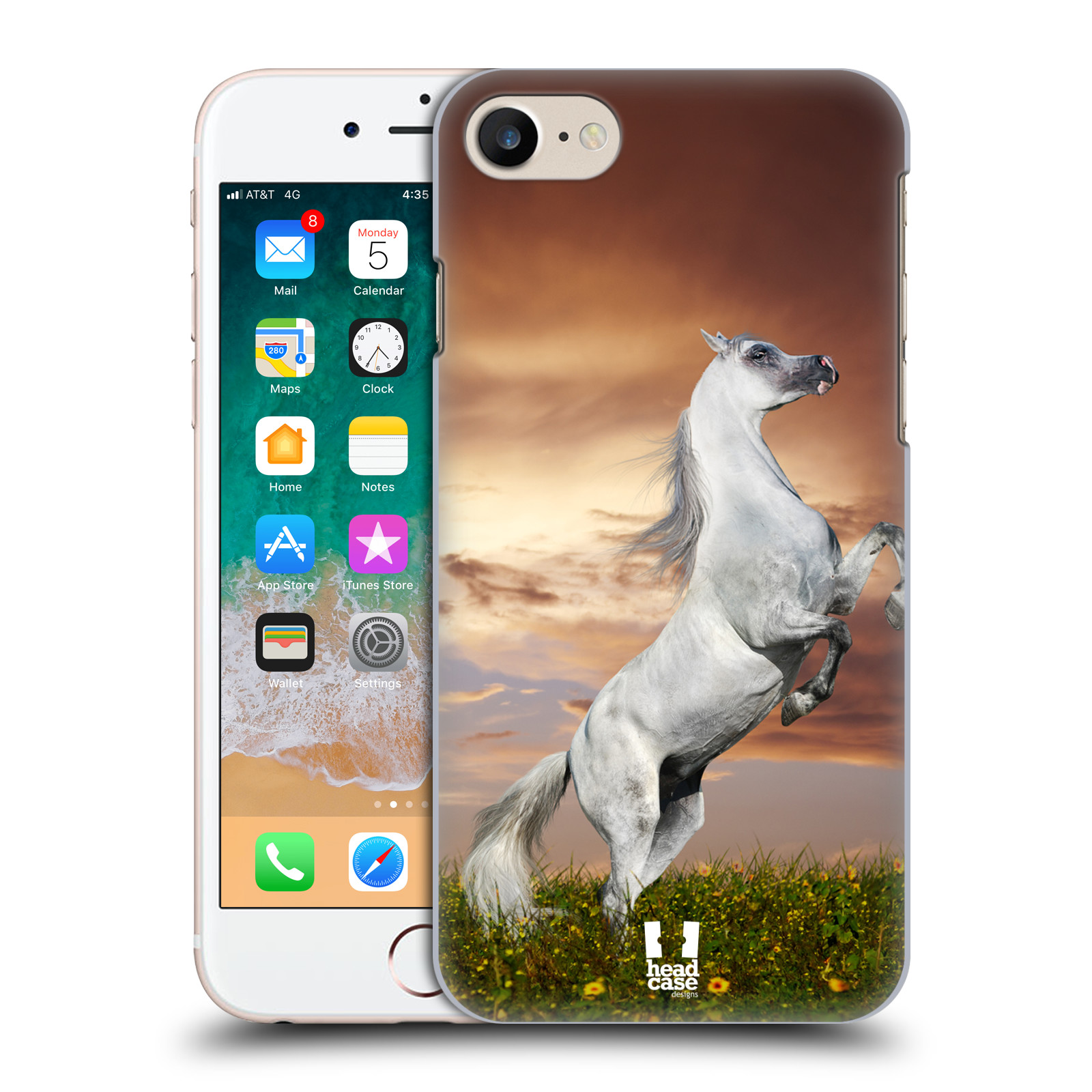 Zadní obal pro mobil Apple Iphone 7/8/SE2020 - HEAD CASE - Svět zvířat divoký kůň