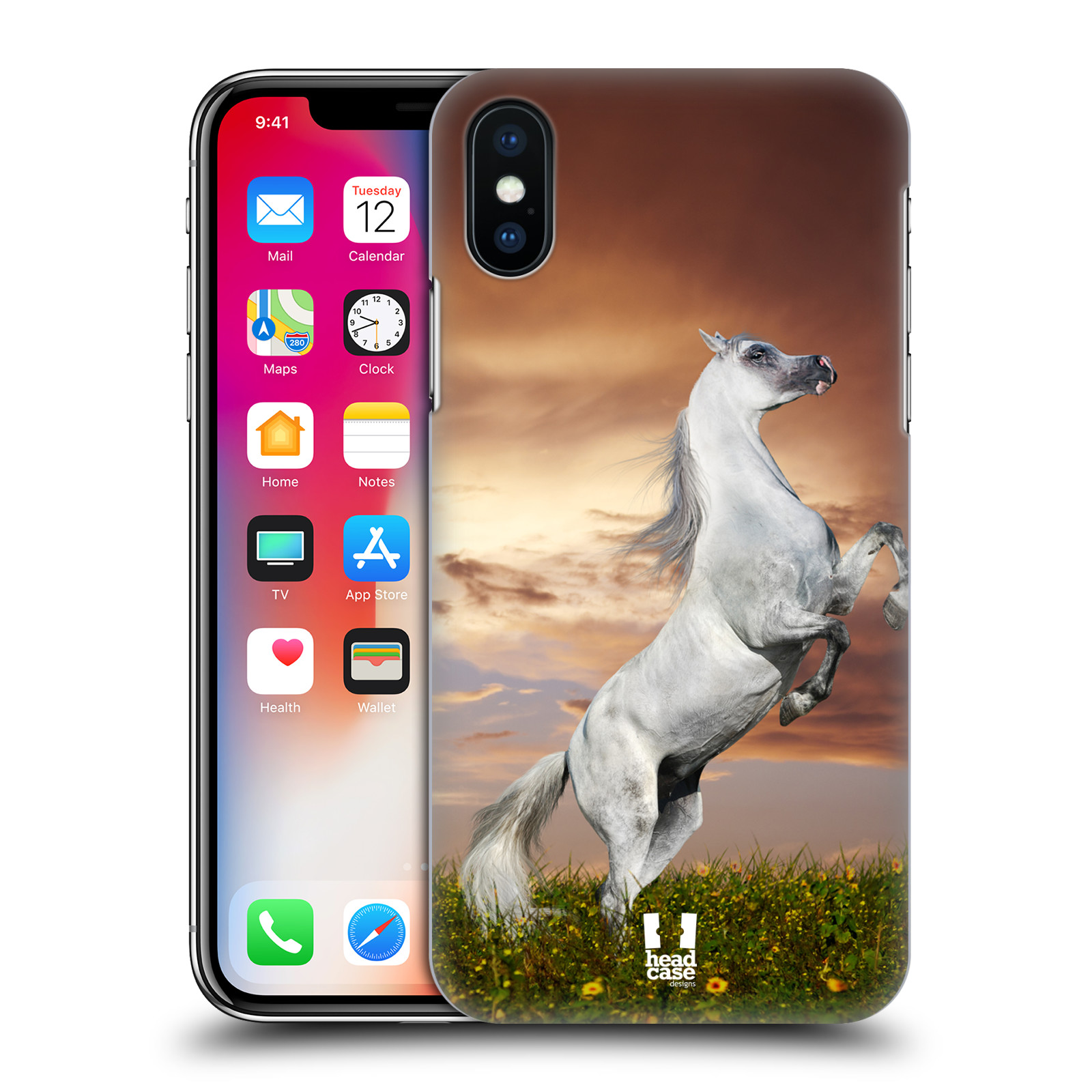 Zadní obal pro mobil Apple Iphone X / XS - HEAD CASE - Svět zvířat divoký kůň