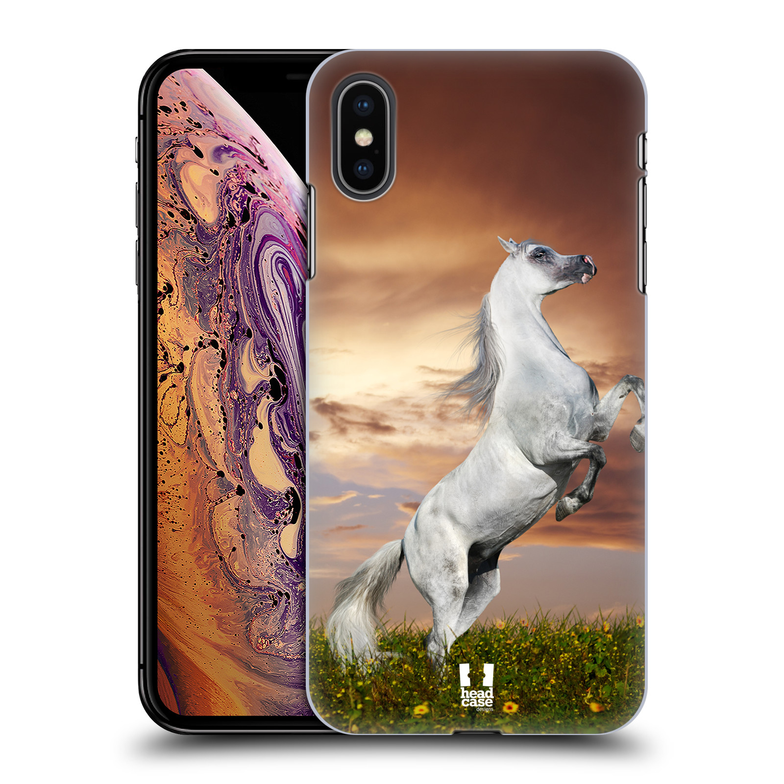 Zadní obal pro mobil Apple Iphone XS MAX - HEAD CASE - Svět zvířat divoký kůň