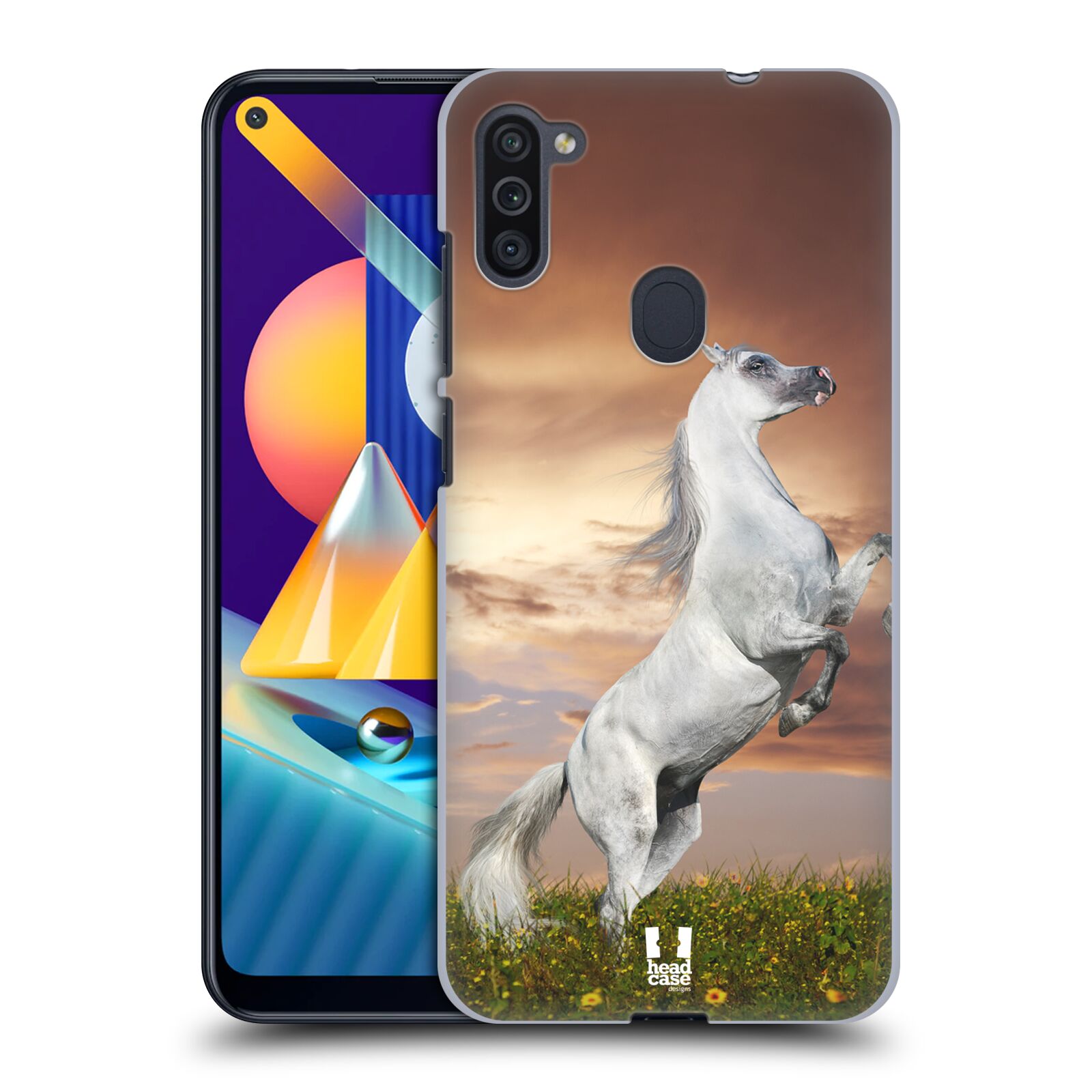 Zadní obal pro mobil Samsung Galaxy M11 - HEAD CASE - Svět zvířat divoký kůň