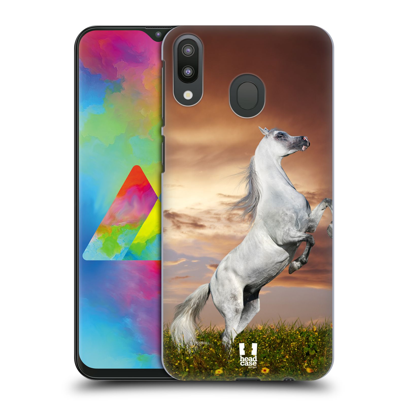 Zadní obal pro mobil Samsung Galaxy M20 - HEAD CASE - Svět zvířat divoký kůň