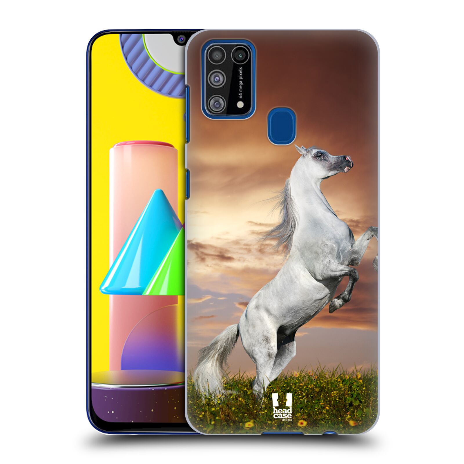 Zadní obal pro mobil Samsung Galaxy M31 - HEAD CASE - Svět zvířat divoký kůň
