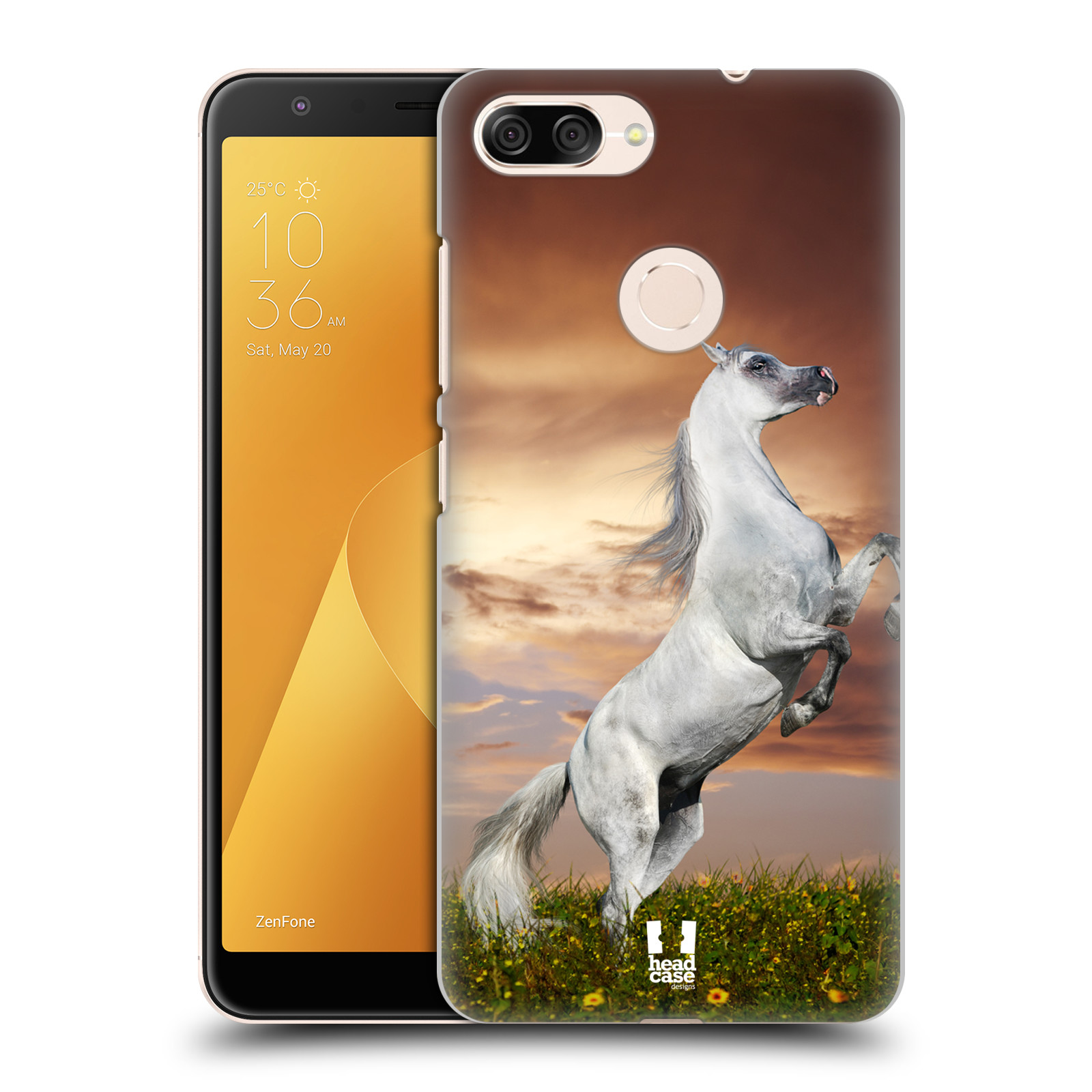 Zadní obal pro mobil Asus Zenfone Max Plus (M1) - HEAD CASE - Svět zvířat divoký kůň