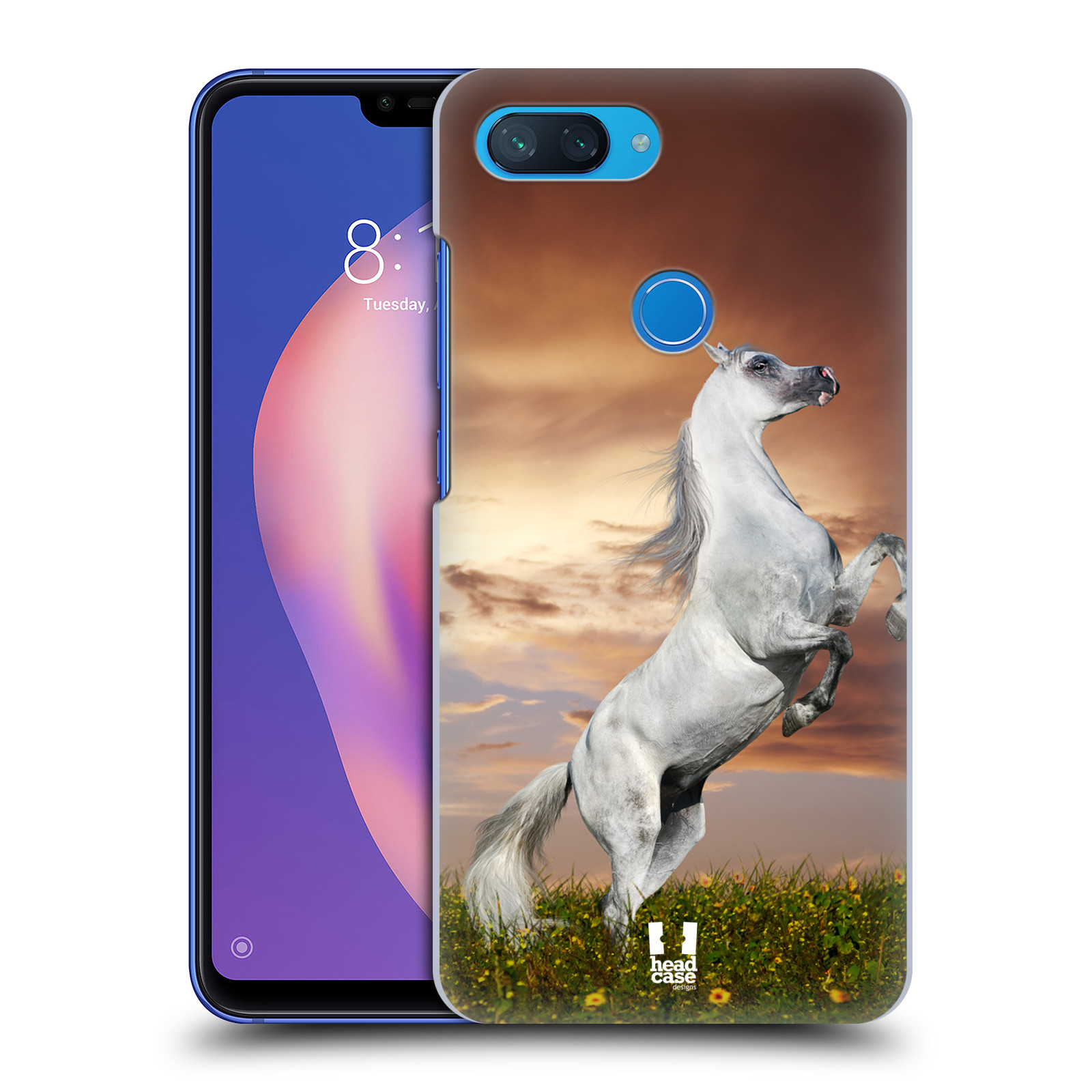 Zadní obal pro mobil Xiaomi Mi 8 LITE - HEAD CASE - Svět zvířat divoký kůň