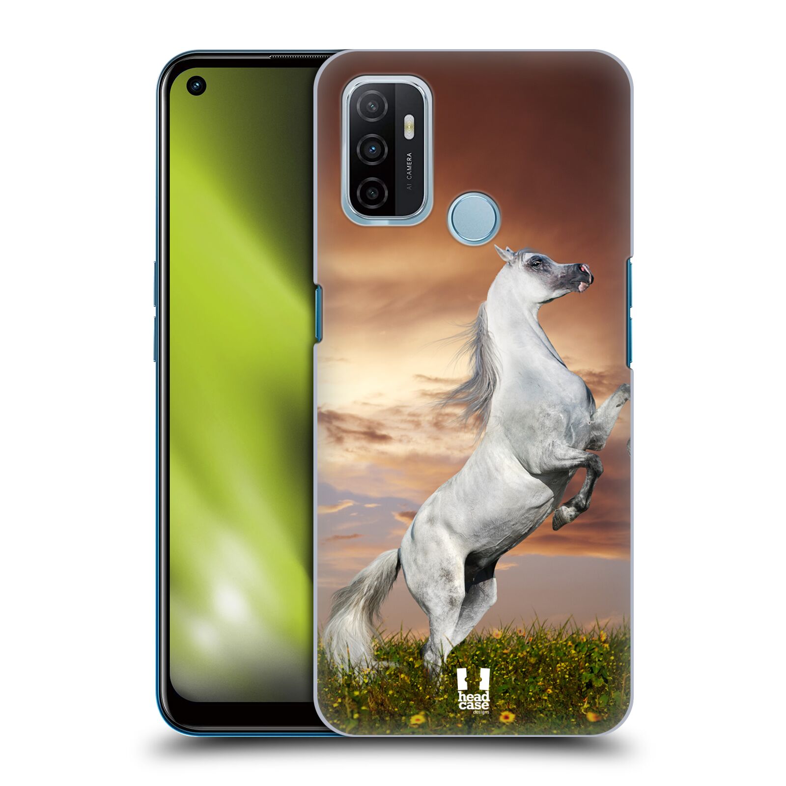 Zadní obal pro mobil Oppo A53 / A53s - HEAD CASE - Svět zvířat divoký kůň