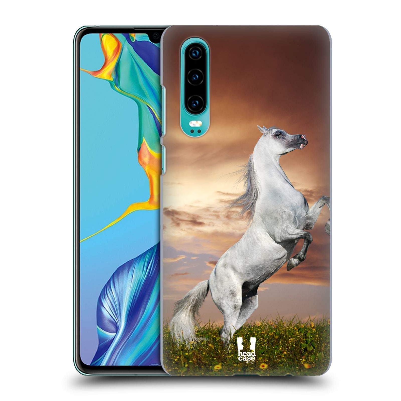 Zadní obal pro mobil Huawei P30 - HEAD CASE - Svět zvířat divoký kůň