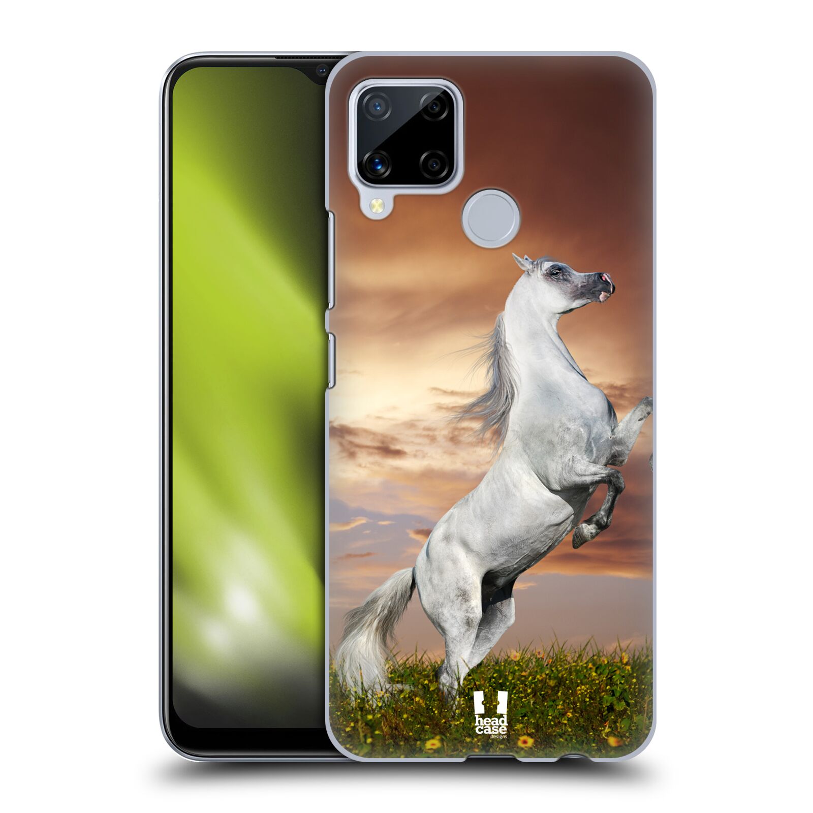 Zadní obal pro mobil Realme C15 - HEAD CASE - Svět zvířat divoký kůň