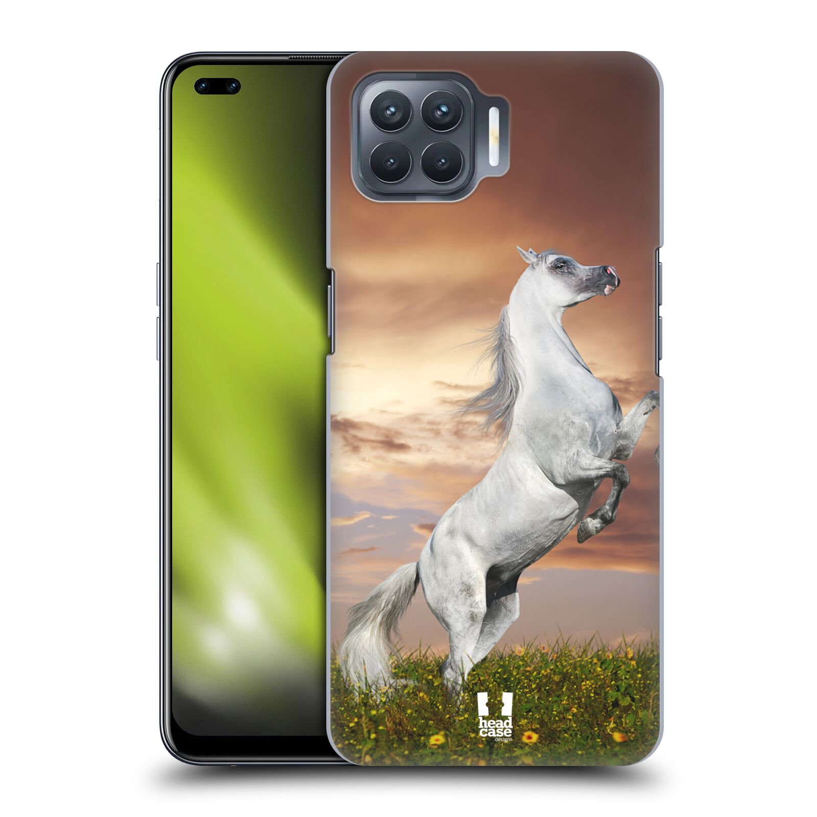 Zadní obal pro mobil Oppo Reno 4 LITE - HEAD CASE - Svět zvířat divoký kůň