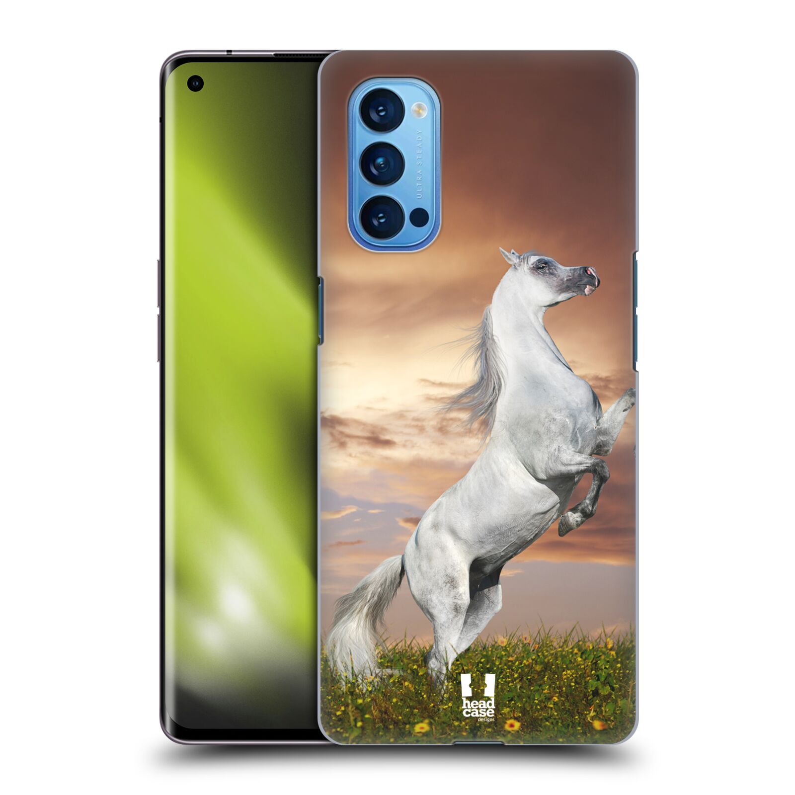 Zadní obal pro mobil Oppo Reno 4 PRO 5G - HEAD CASE - Svět zvířat divoký kůň
