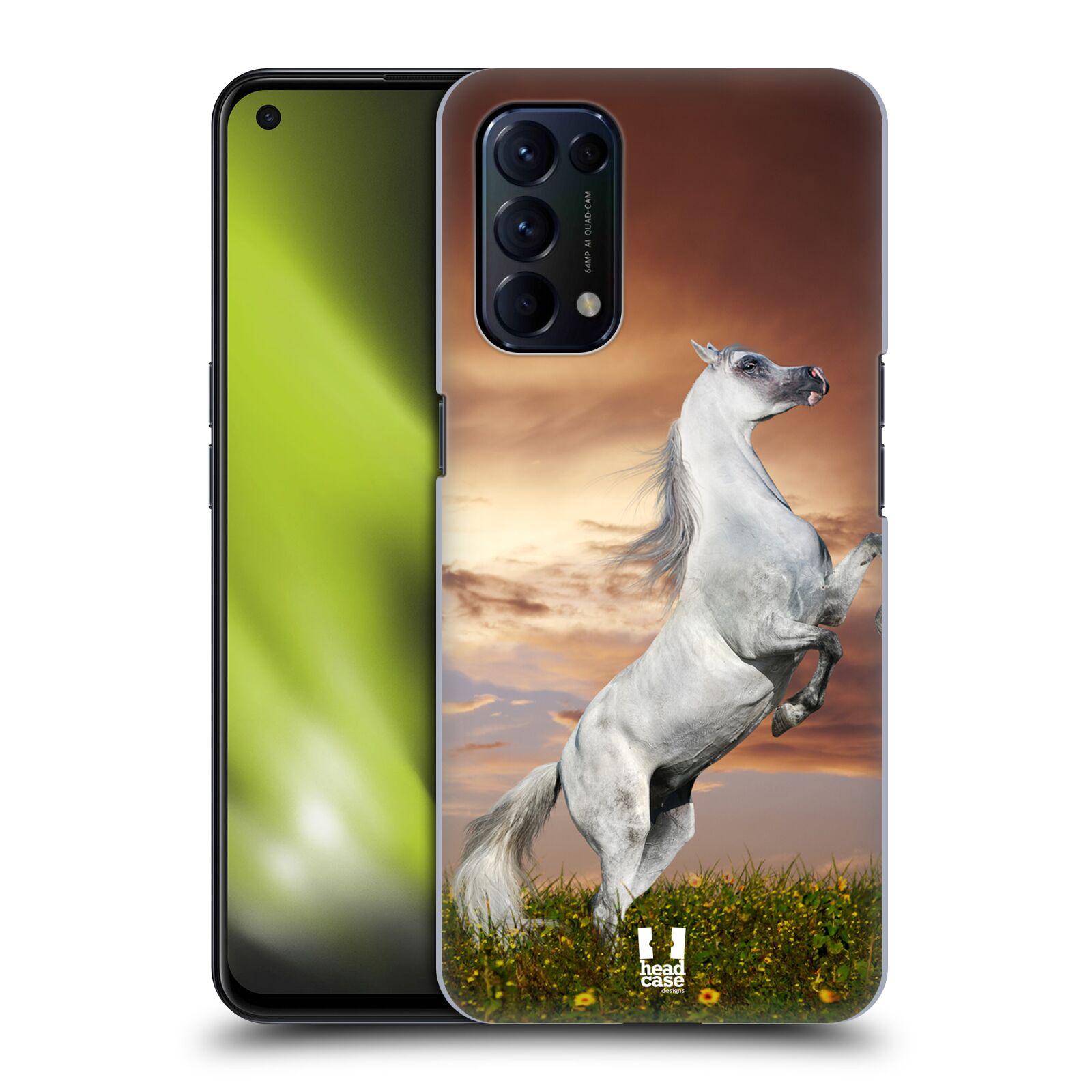 Zadní obal pro mobil Oppo Reno 5 (5G) - HEAD CASE - Svět zvířat divoký kůň