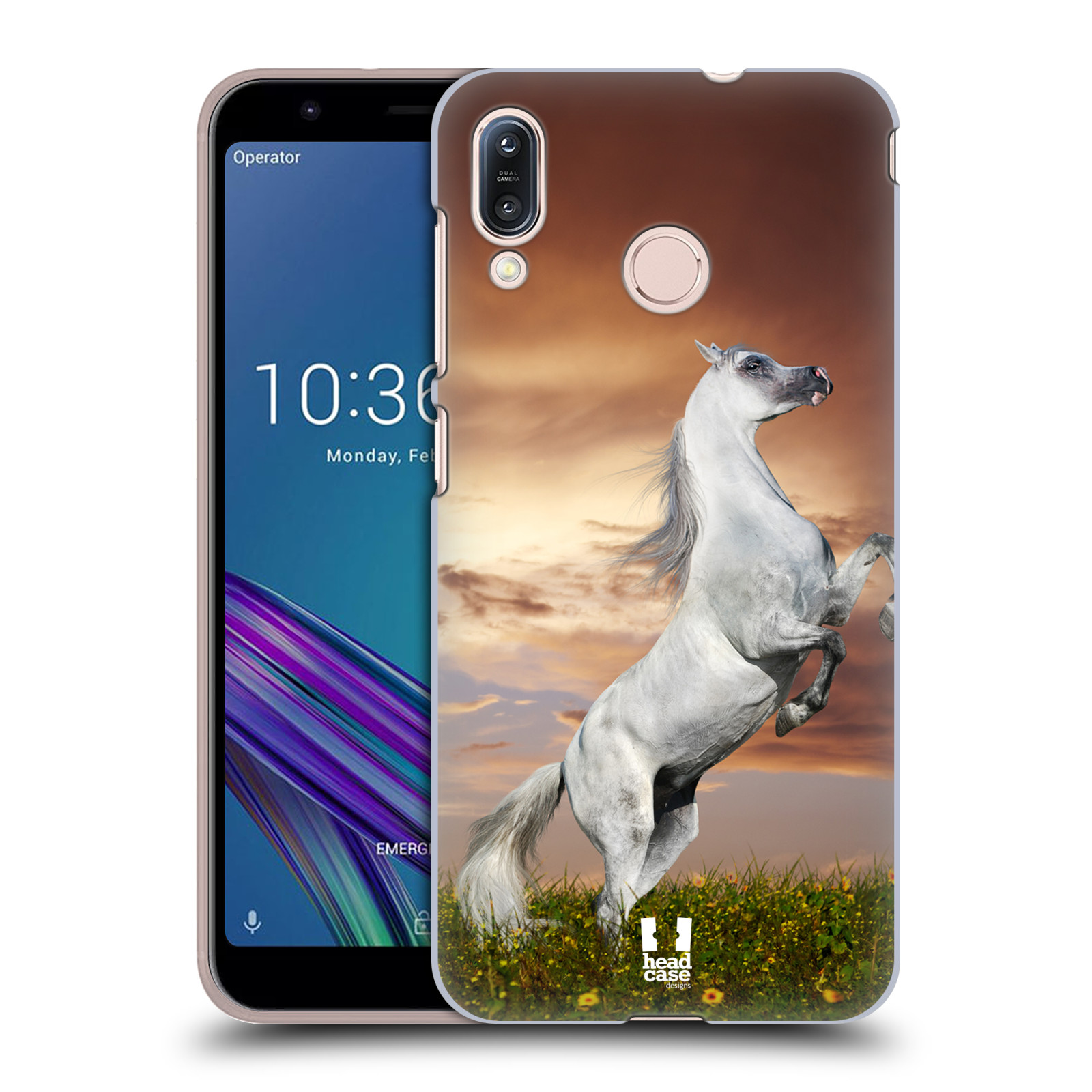 Zadní obal pro mobil Asus Zenfone Max (M1) ZB555KL - HEAD CASE - Svět zvířat divoký kůň