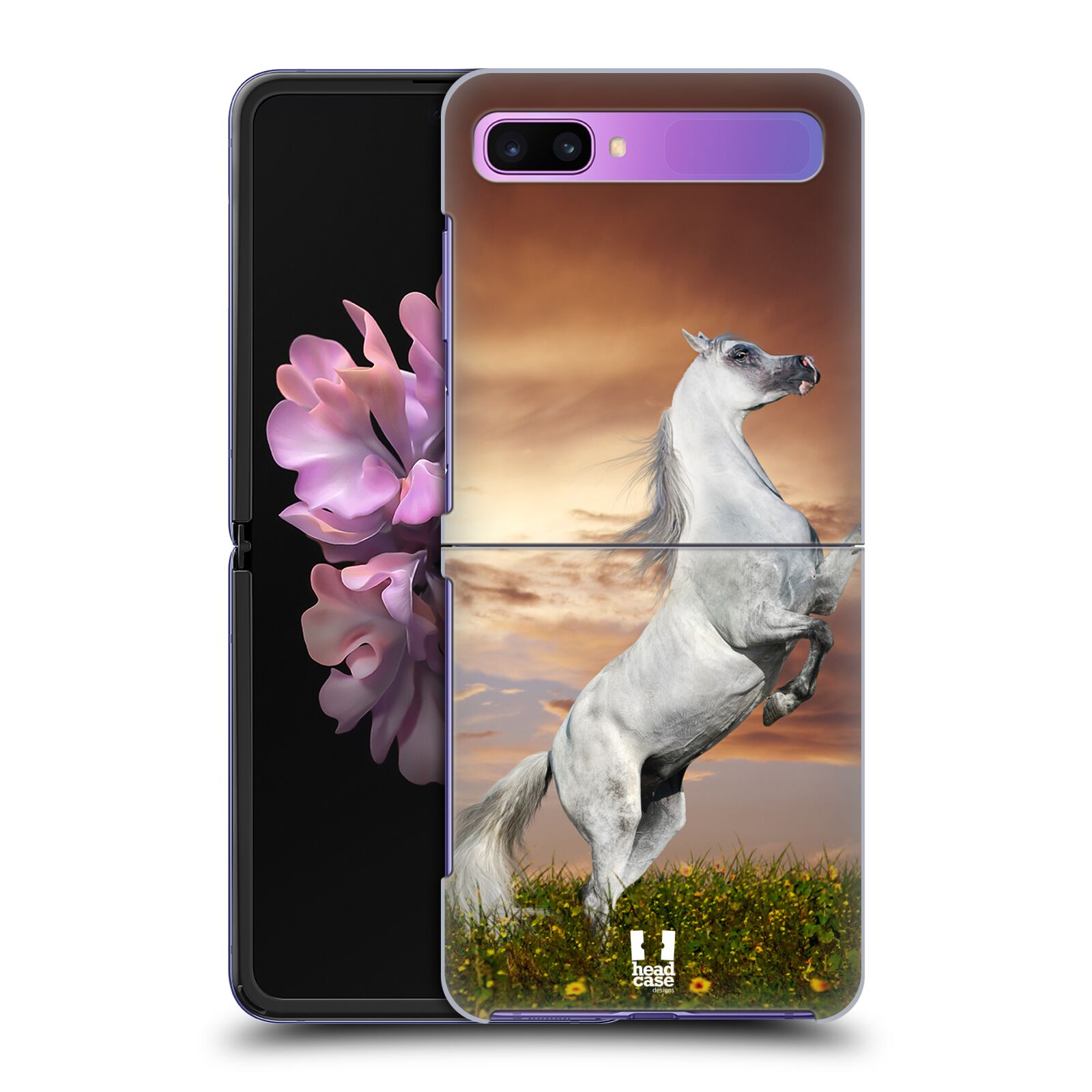 Zadní obal pro mobil Samsung Galaxy Z Flip - HEAD CASE - Svět zvířat divoký kůň