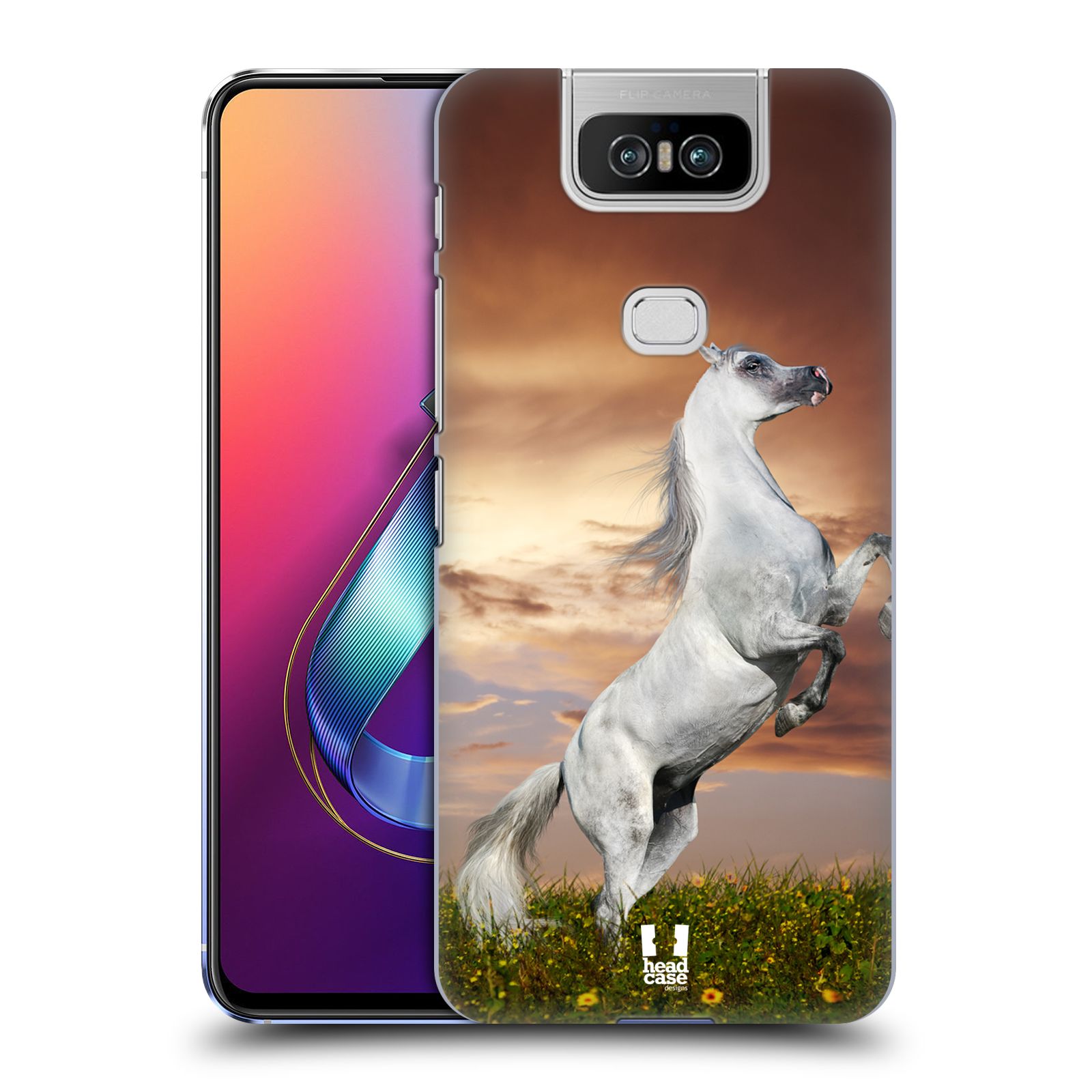 Zadní obal pro mobil Asus Zenfone 6 ZS630KL - HEAD CASE - Svět zvířat divoký kůň