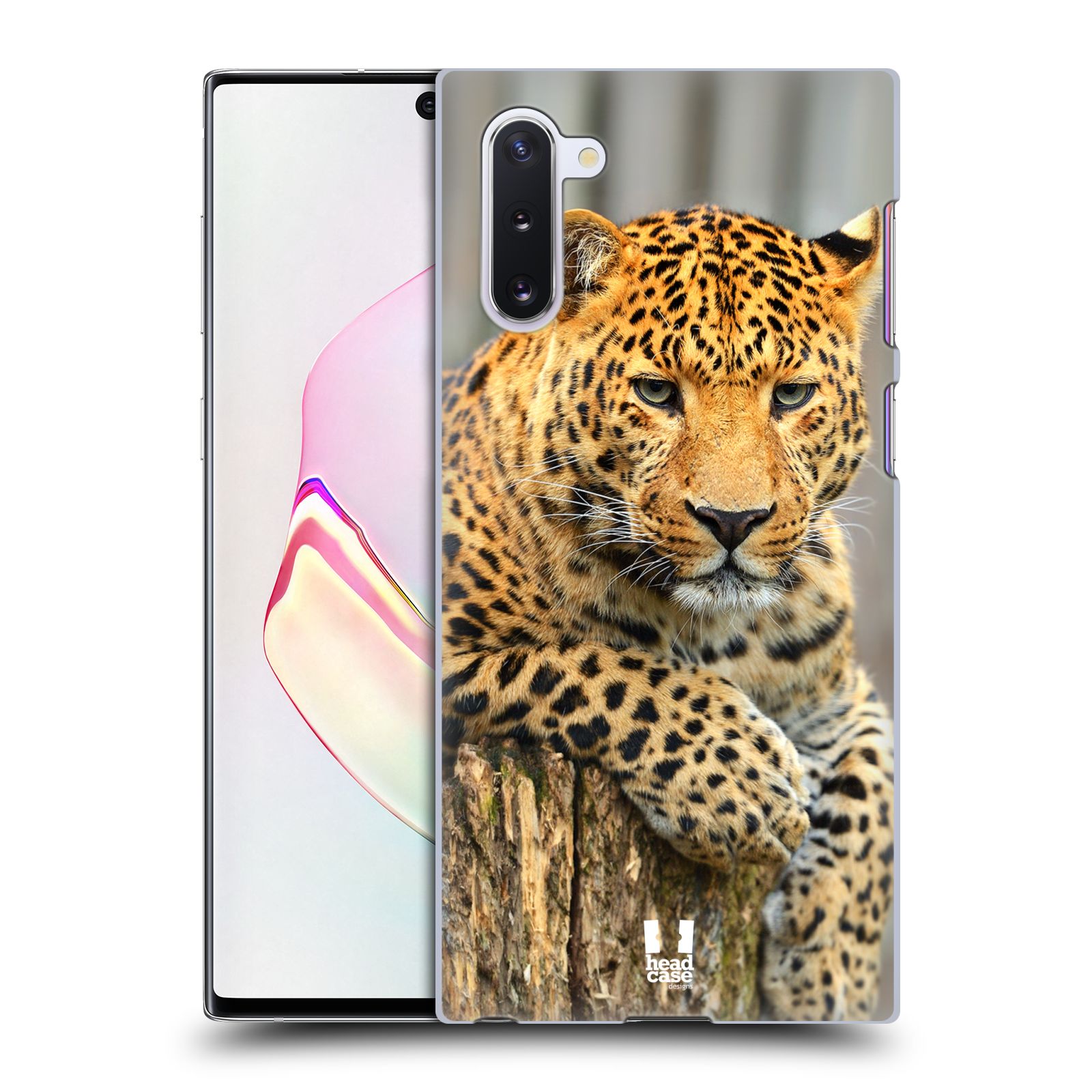 Pouzdro na mobil Samsung Galaxy Note 10 - HEAD CASE - vzor Divočina, Divoký život a zvířata foto LEOPARD PORTRÉT