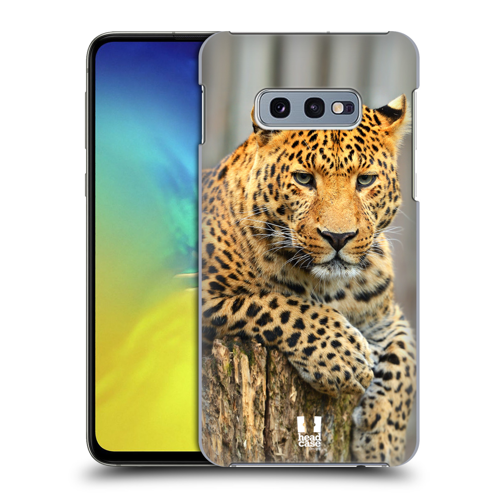 Pouzdro na mobil Samsung Galaxy S10e - HEAD CASE - vzor Divočina, Divoký život a zvířata foto LEOPARD PORTRÉT