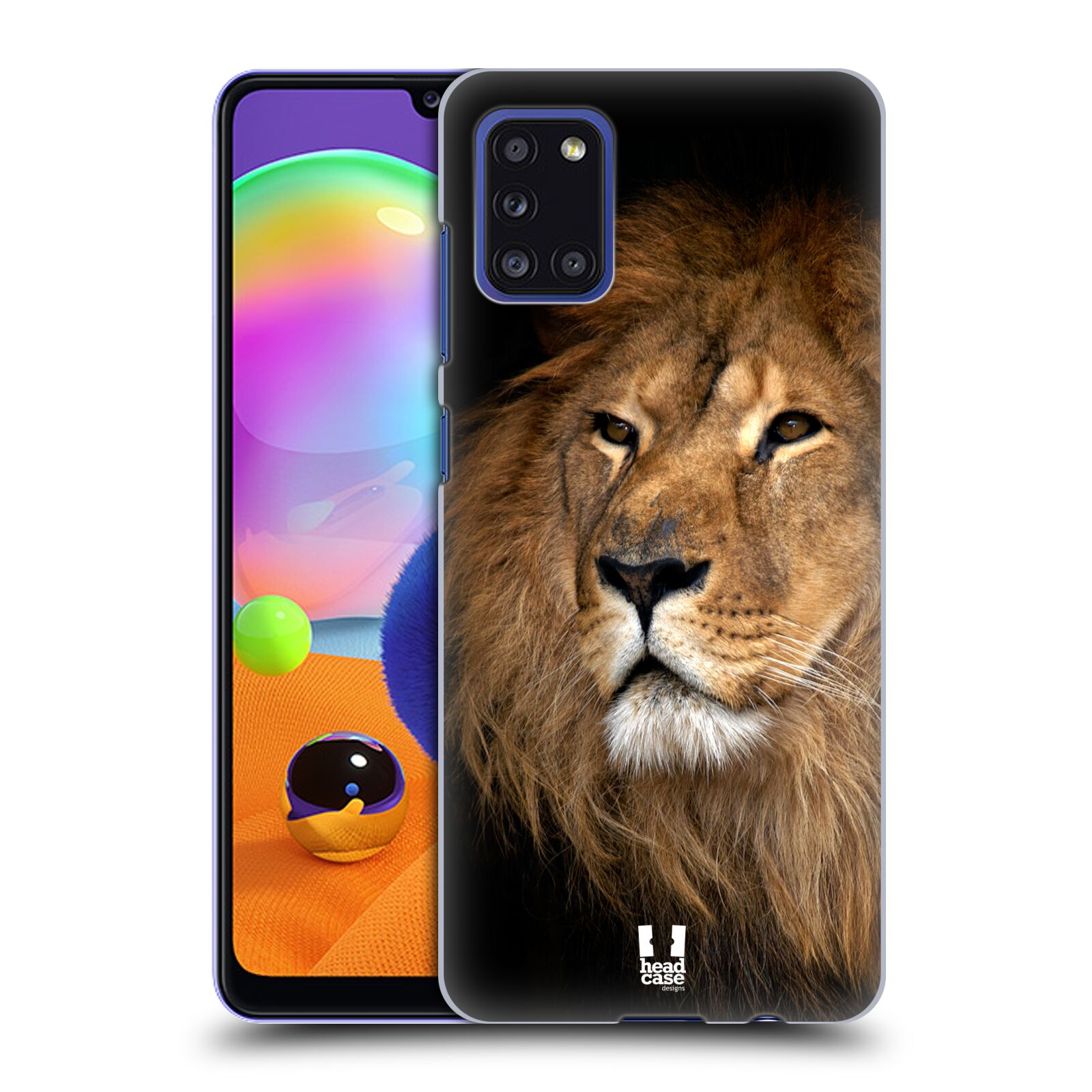 Zadní obal pro mobil Samsung Galaxy A31 - HEAD CASE - Svět zvířat král zvířat Lev
