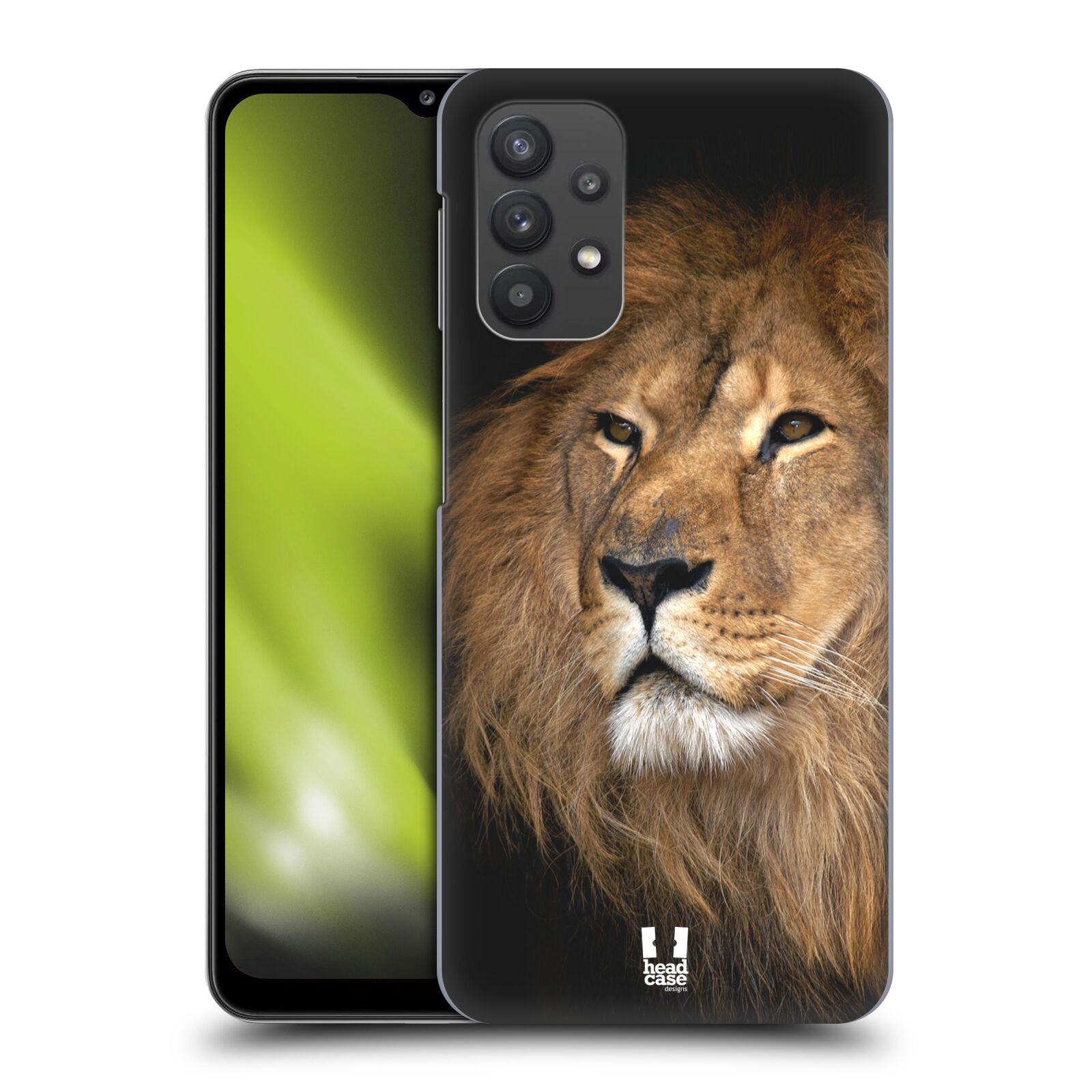 Zadní obal pro mobil Samsung Galaxy A32 5G - HEAD CASE - Svět zvířat král zvířat Lev