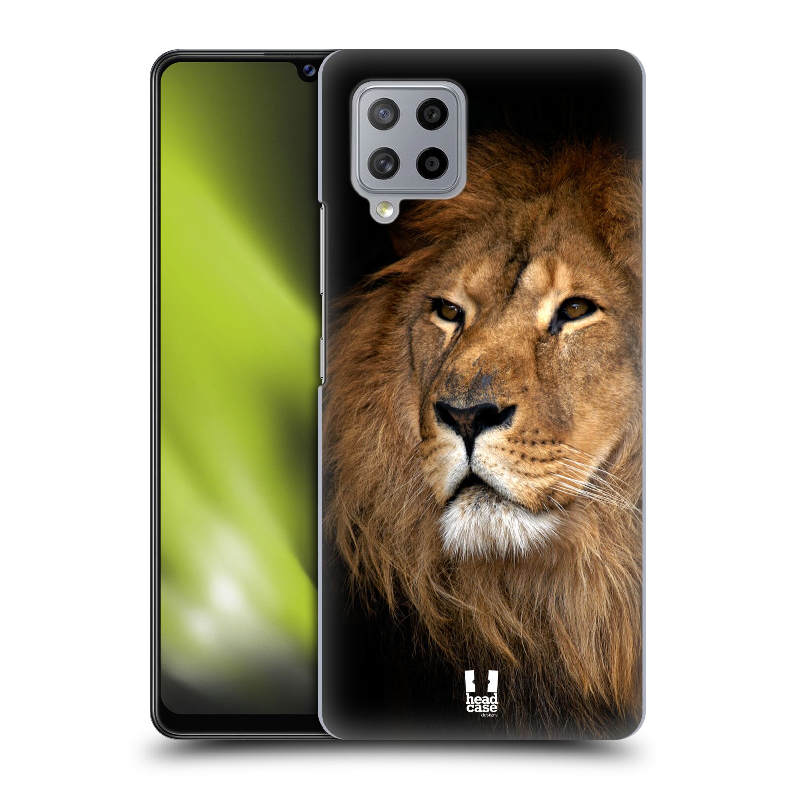 Zadní obal pro mobil Samsung Galaxy A42 5G - HEAD CASE - Svět zvířat král zvířat Lev