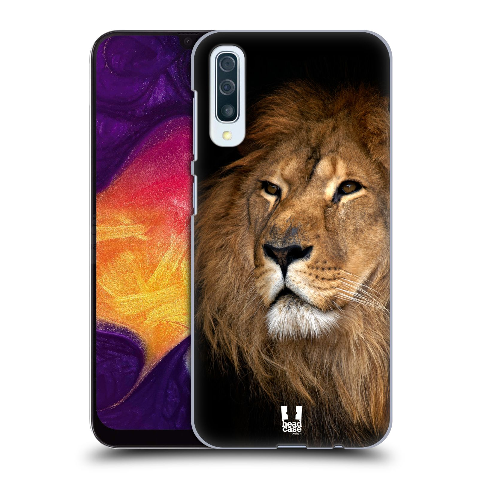 Zadní obal pro mobil Samsung Galaxy A50 / A30s - HEAD CASE - Svět zvířat král zvířat Lev