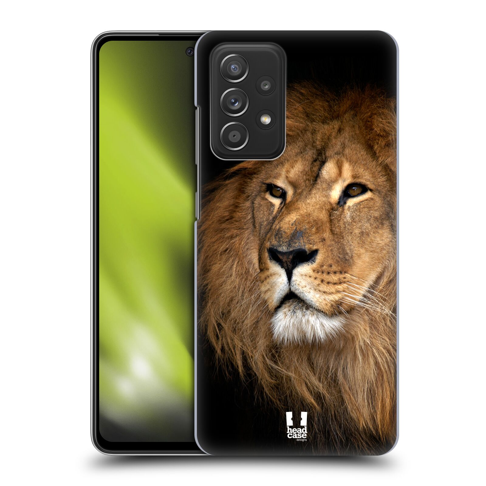 Zadní obal pro mobil Samsung Galaxy A52 / A52s / A52 5G - HEAD CASE - Svět zvířat král zvířat Lev