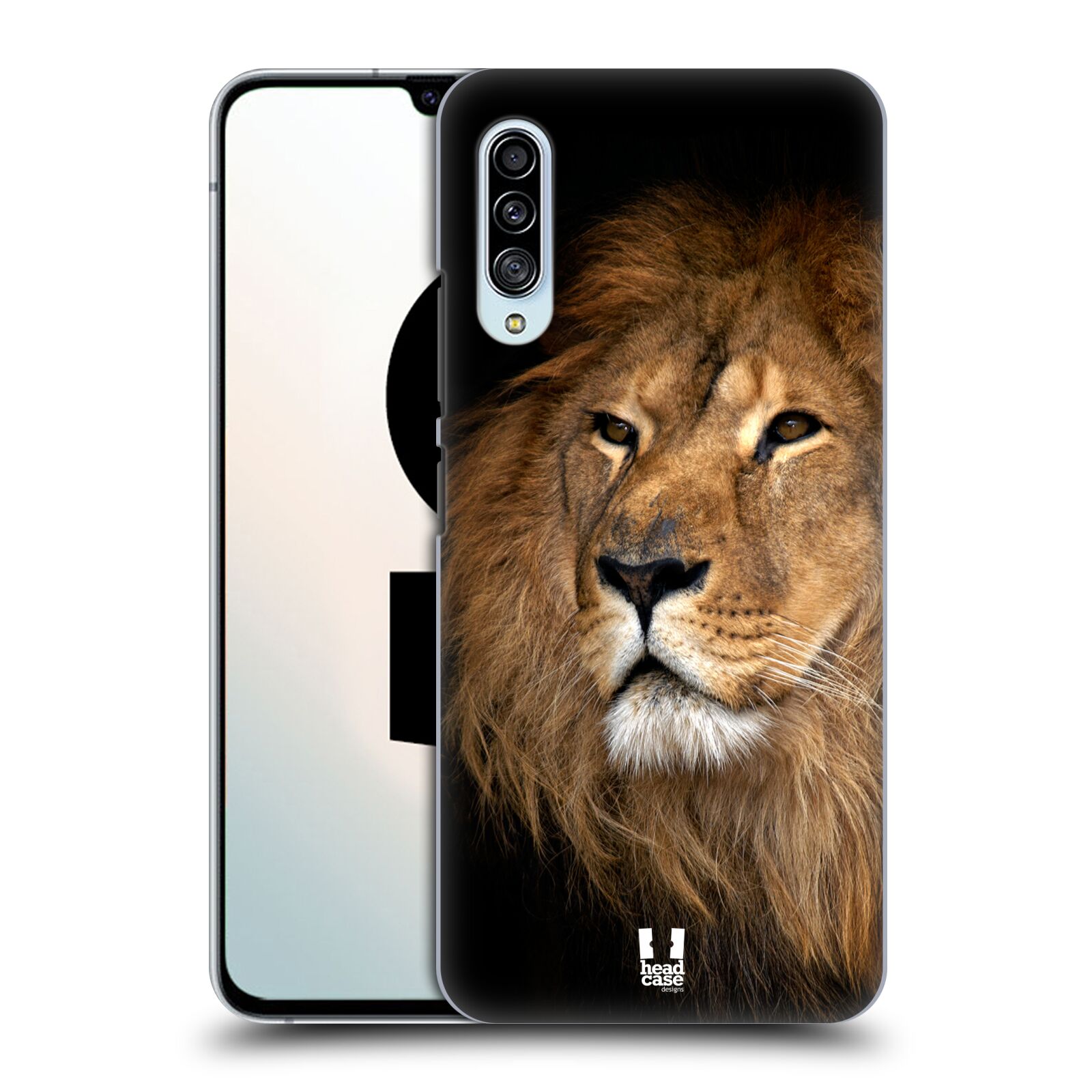 Zadní obal pro mobil Samsung Galaxy A90 5G - HEAD CASE - Svět zvířat král zvířat Lev