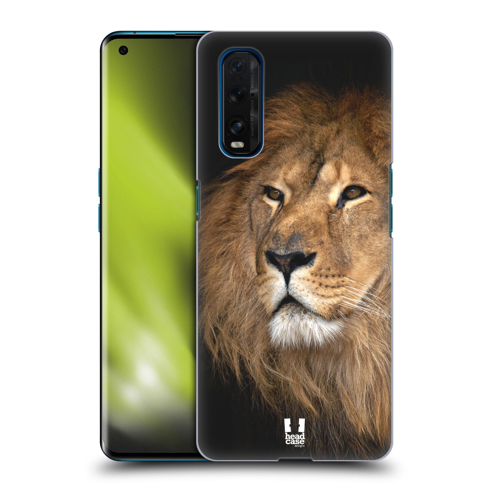 Zadní obal pro mobil Oppo Find X2 - HEAD CASE - Svět zvířat král zvířat Lev