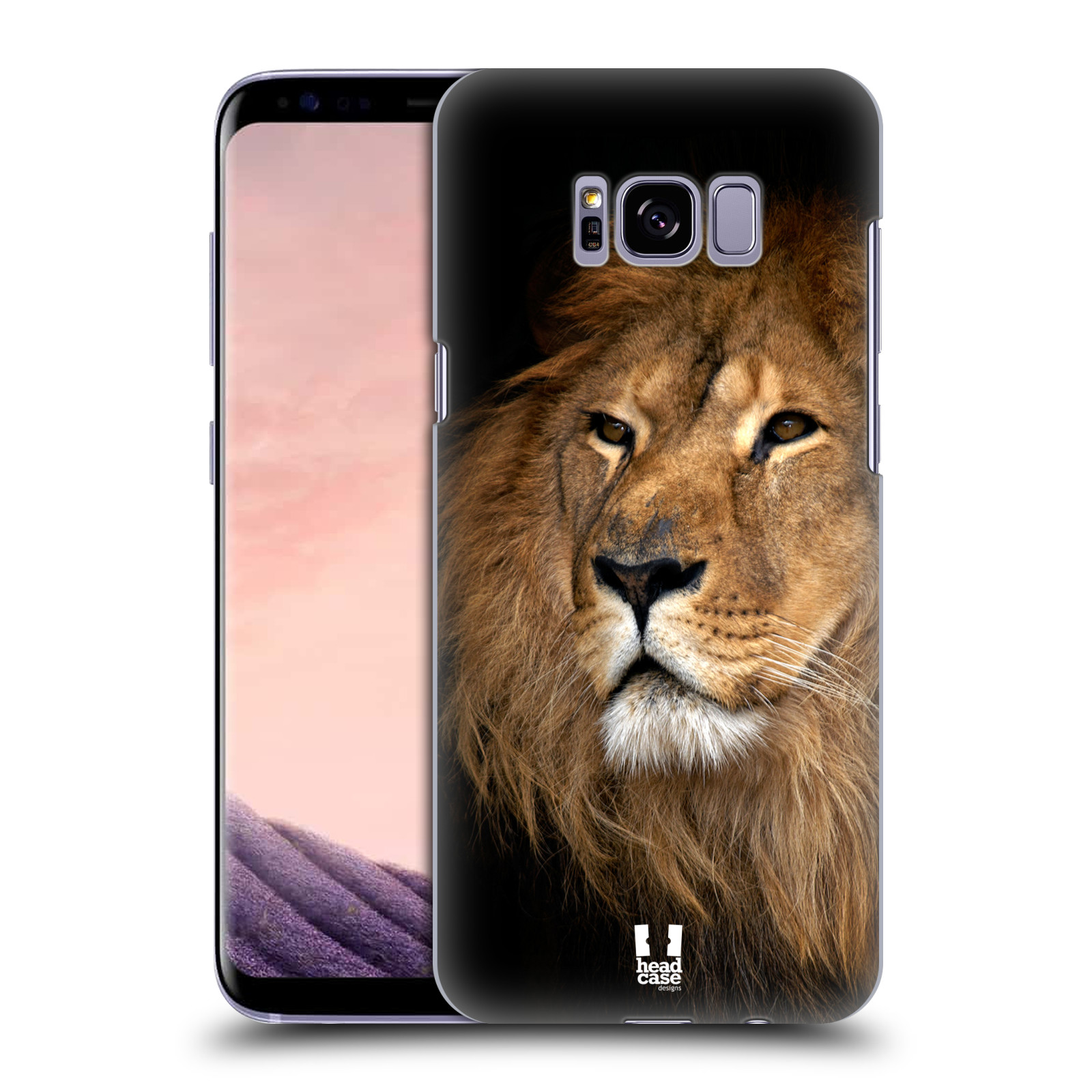 Zadní obal pro mobil Samsung Galaxy S8 PLUS - HEAD CASE - Svět zvířat král zvířat Lev
