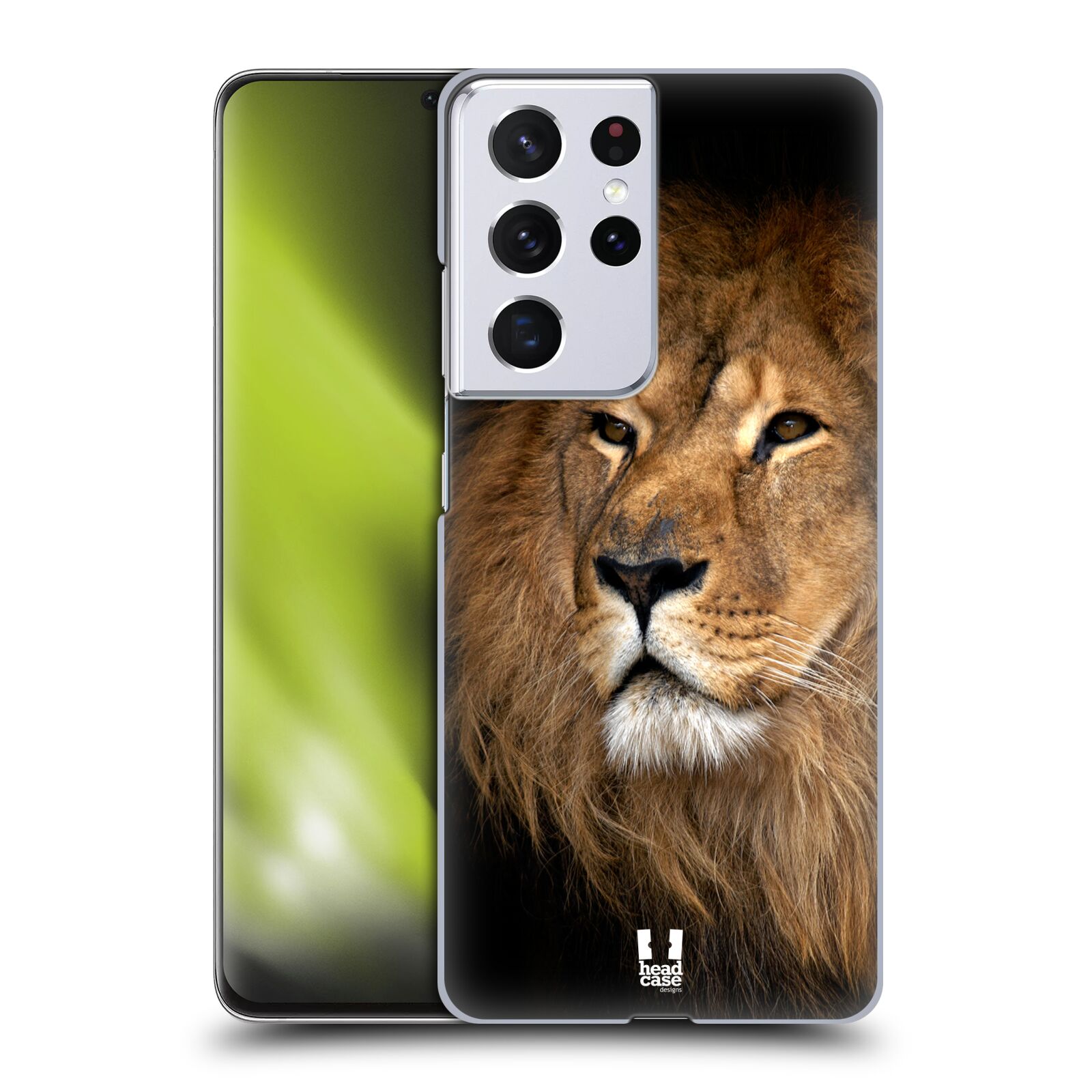 Zadní obal pro mobil Samsung Galaxy S21 ULTRA 5G - HEAD CASE - Svět zvířat král zvířat Lev