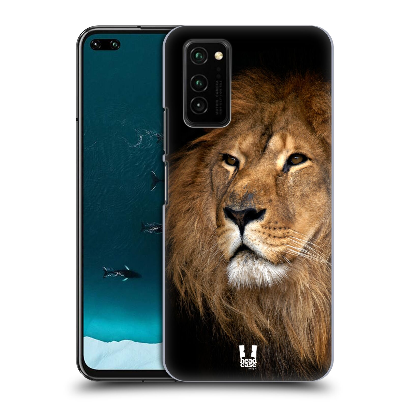Zadní obal pro mobil Honor View 30 - HEAD CASE - Svět zvířat král zvířat Lev