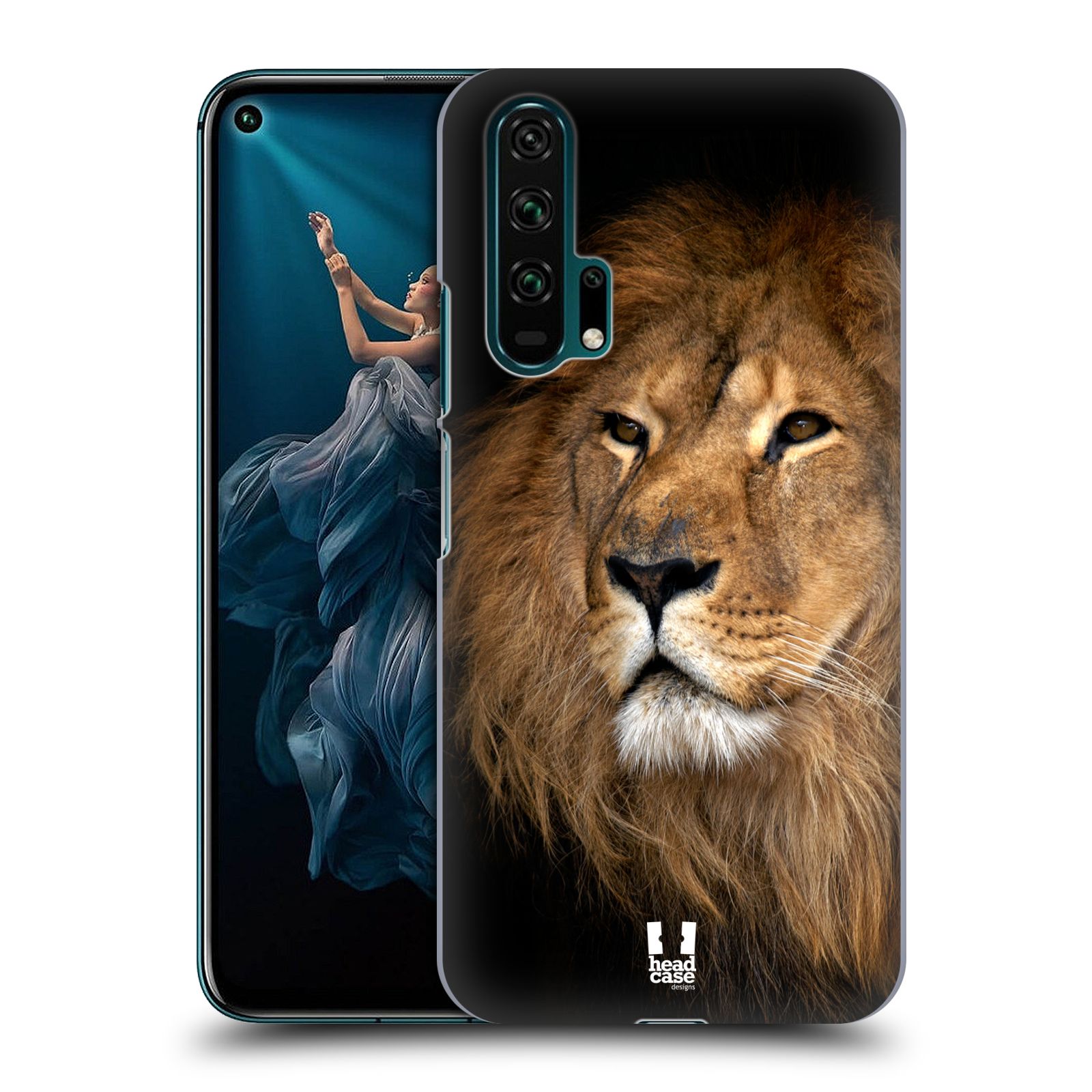 Zadní obal pro mobil Honor 20 PRO - HEAD CASE - Svět zvířat král zvířat Lev