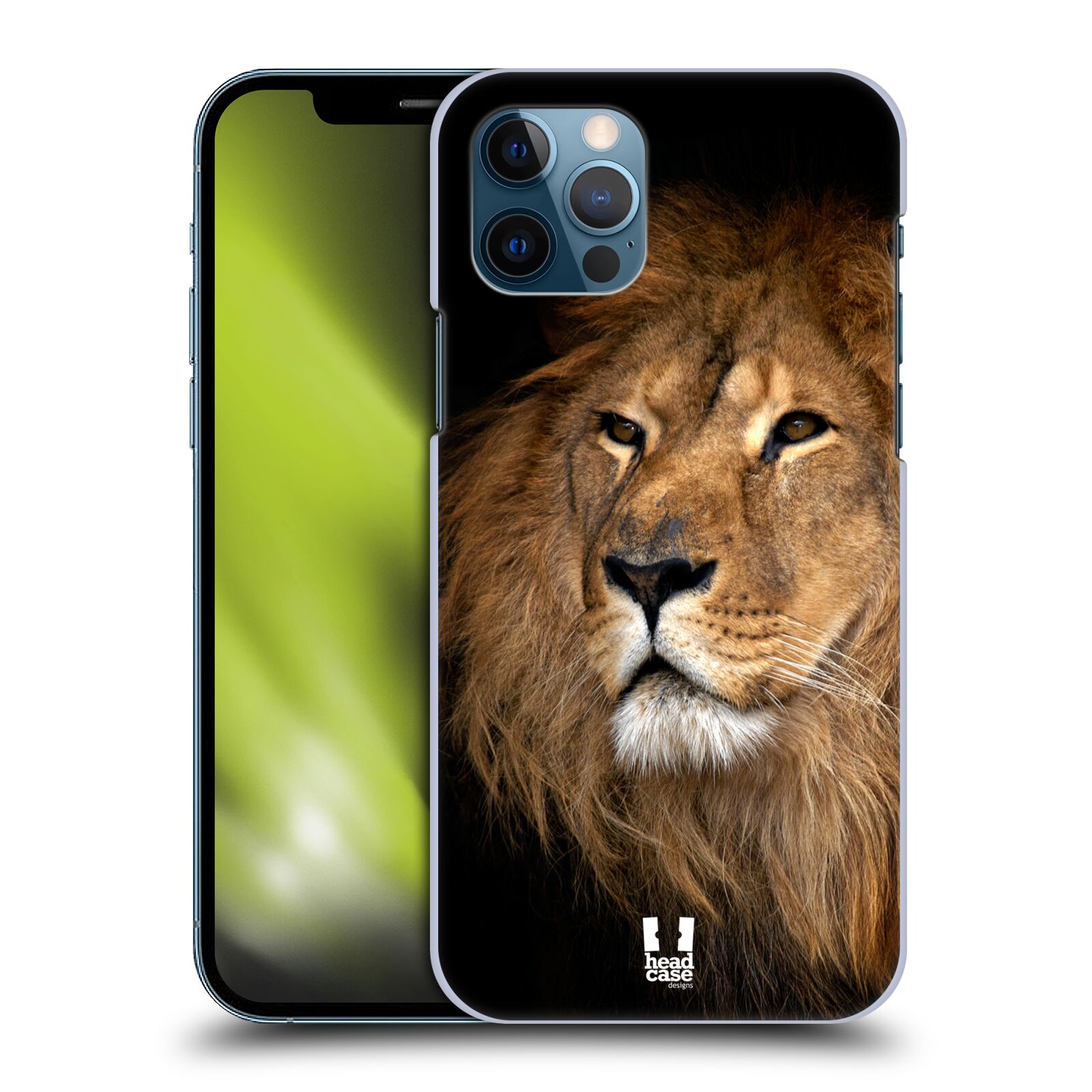 Zadní obal pro mobil Apple iPhone 12 / iPhone 12 Pro - HEAD CASE - Svět zvířat král zvířat Lev