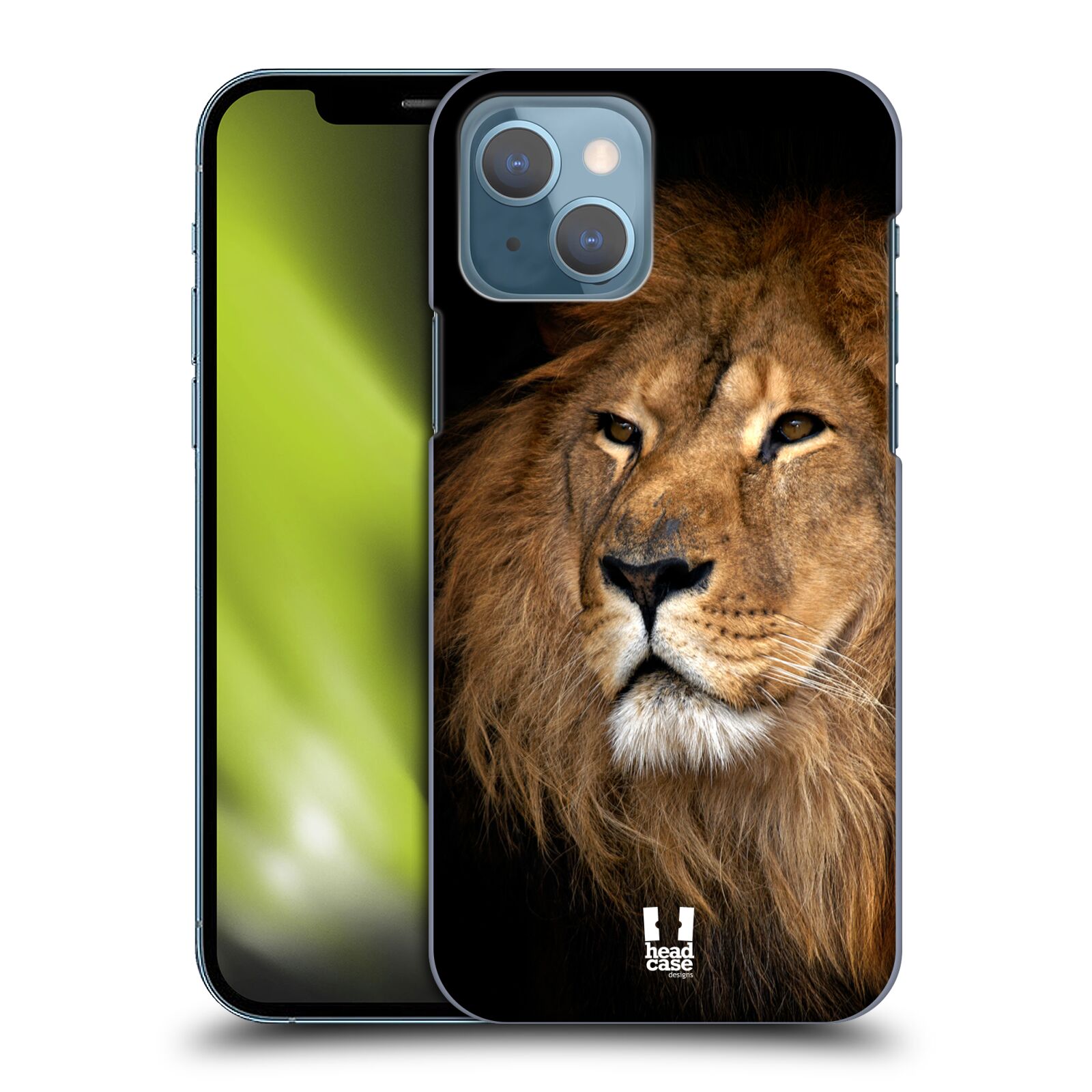 Zadní obal pro mobil Apple Iphone 13 - HEAD CASE - Svět zvířat král zvířat Lev