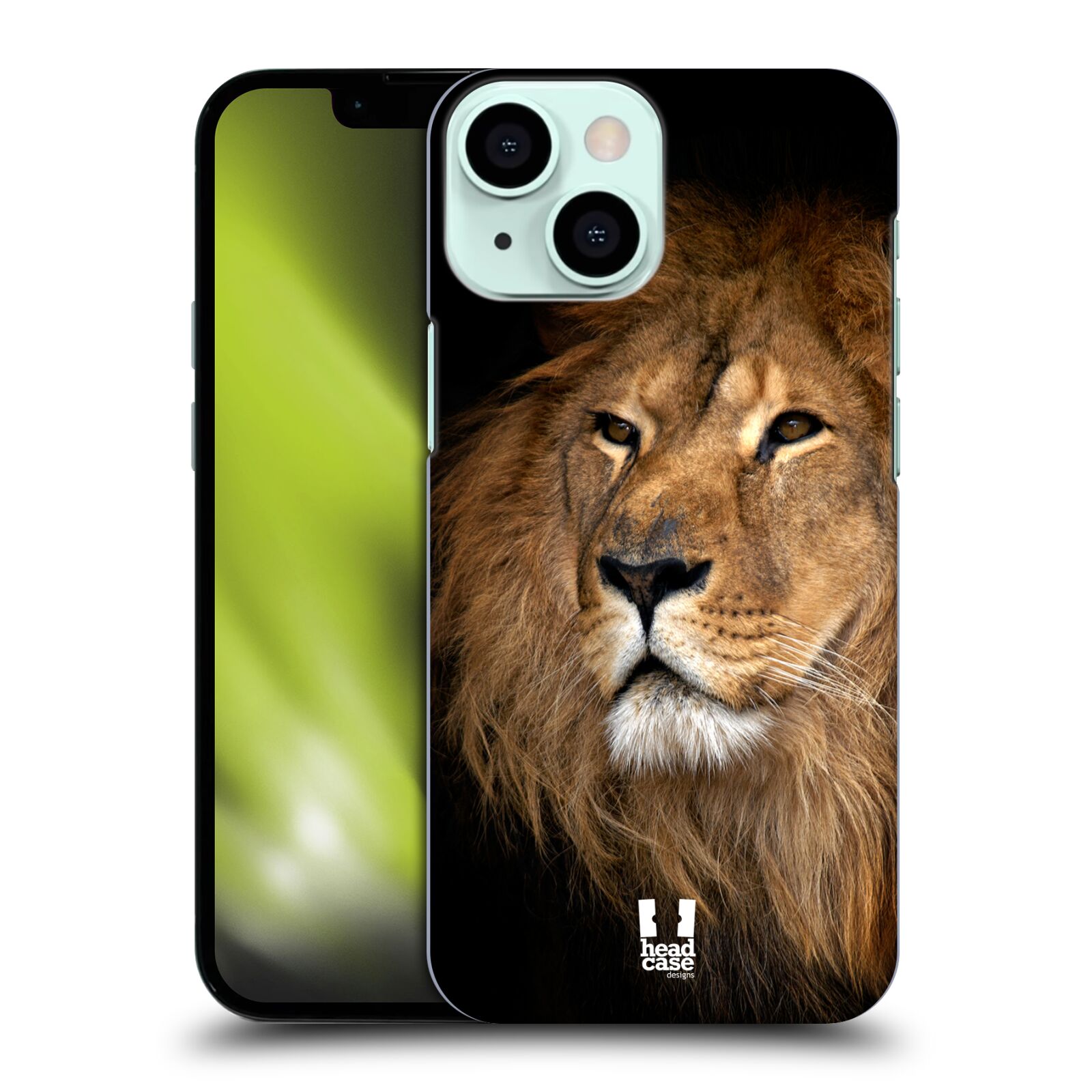 Zadní obal pro mobil Apple Iphone 13 MINI - HEAD CASE - Svět zvířat král zvířat Lev
