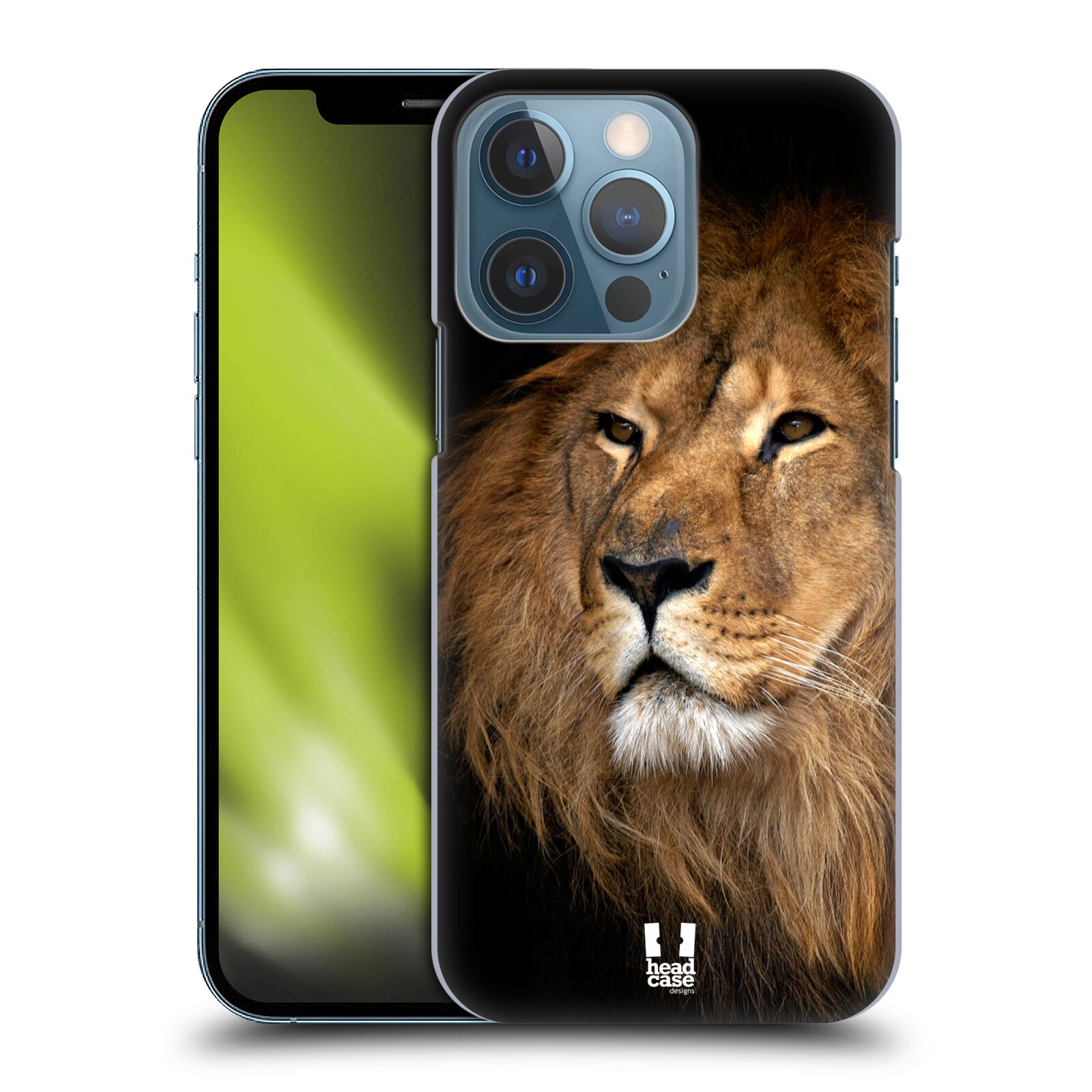 Zadní obal pro mobil Apple Iphone 13 PRO - HEAD CASE - Svět zvířat král zvířat Lev