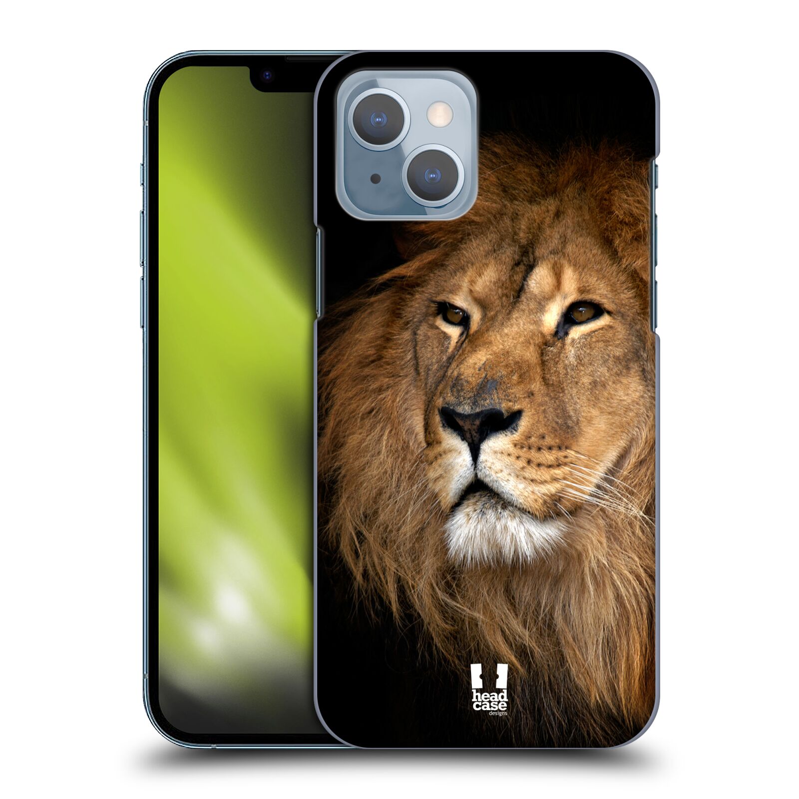 Zadní obal pro mobil Apple Iphone 14 - HEAD CASE - Svět zvířat král zvířat Lev