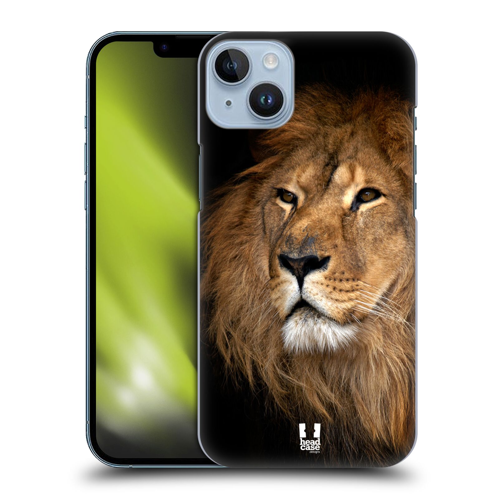 Zadní obal pro mobil Apple Iphone 14 PLUS - HEAD CASE - Svět zvířat král zvířat Lev