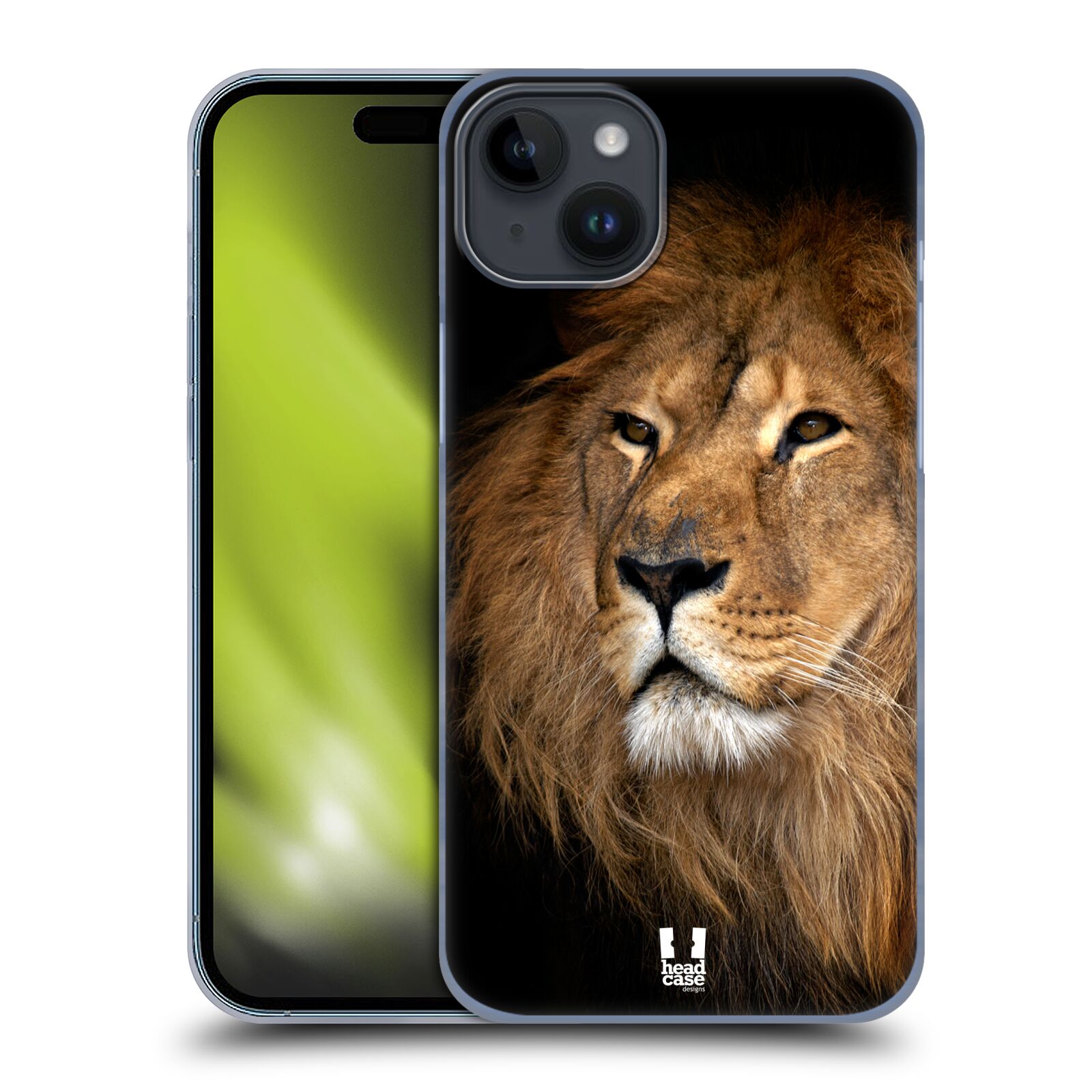 Plastový obal HEAD CASE na mobil Apple Iphone 15 PLUS vzor Divočina, Divoký život a zvířata foto LEV KRÁL ZVÍŘAT