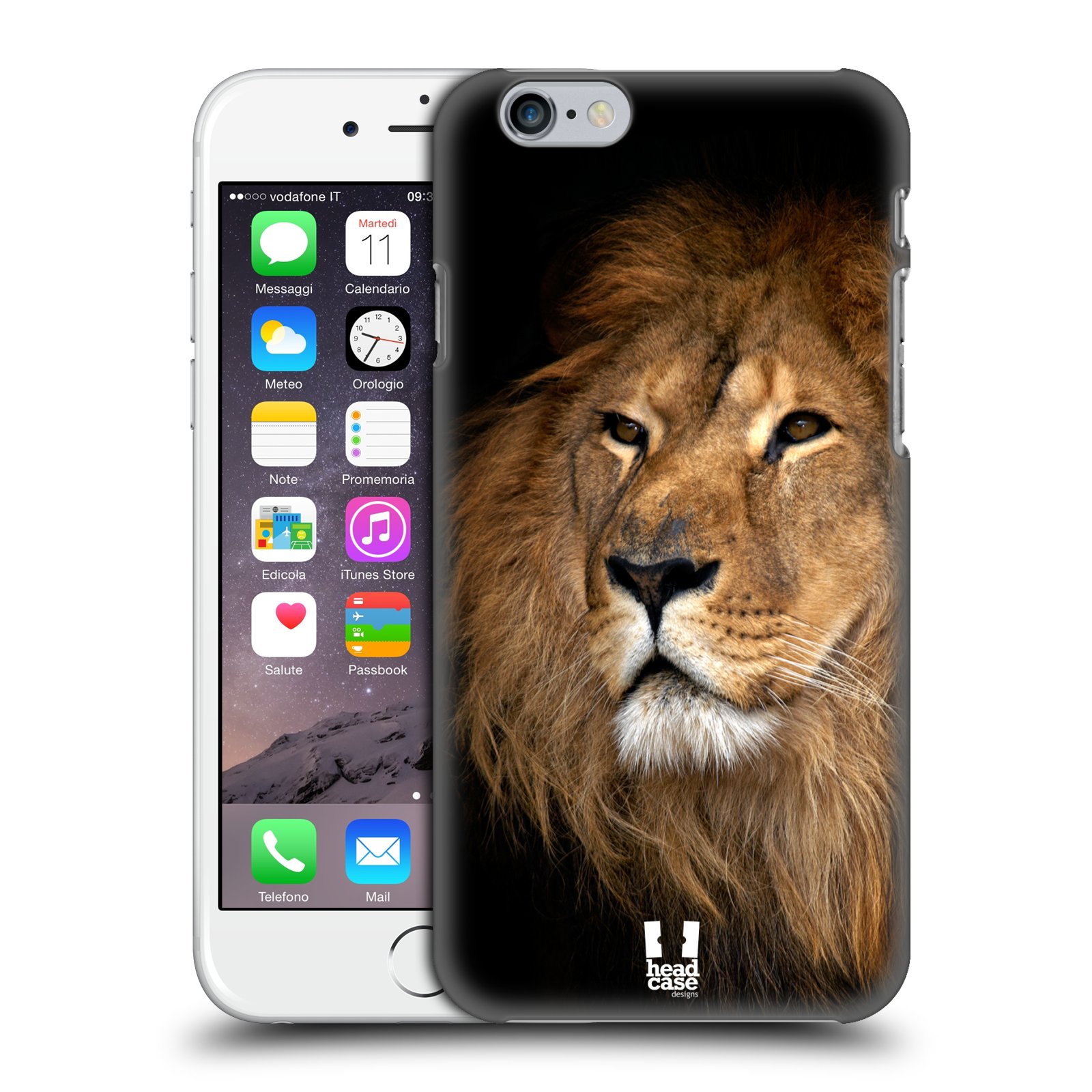 Zadní obal pro mobil Apple Iphone 6/6S - HEAD CASE - Svět zvířat král zvířat Lev