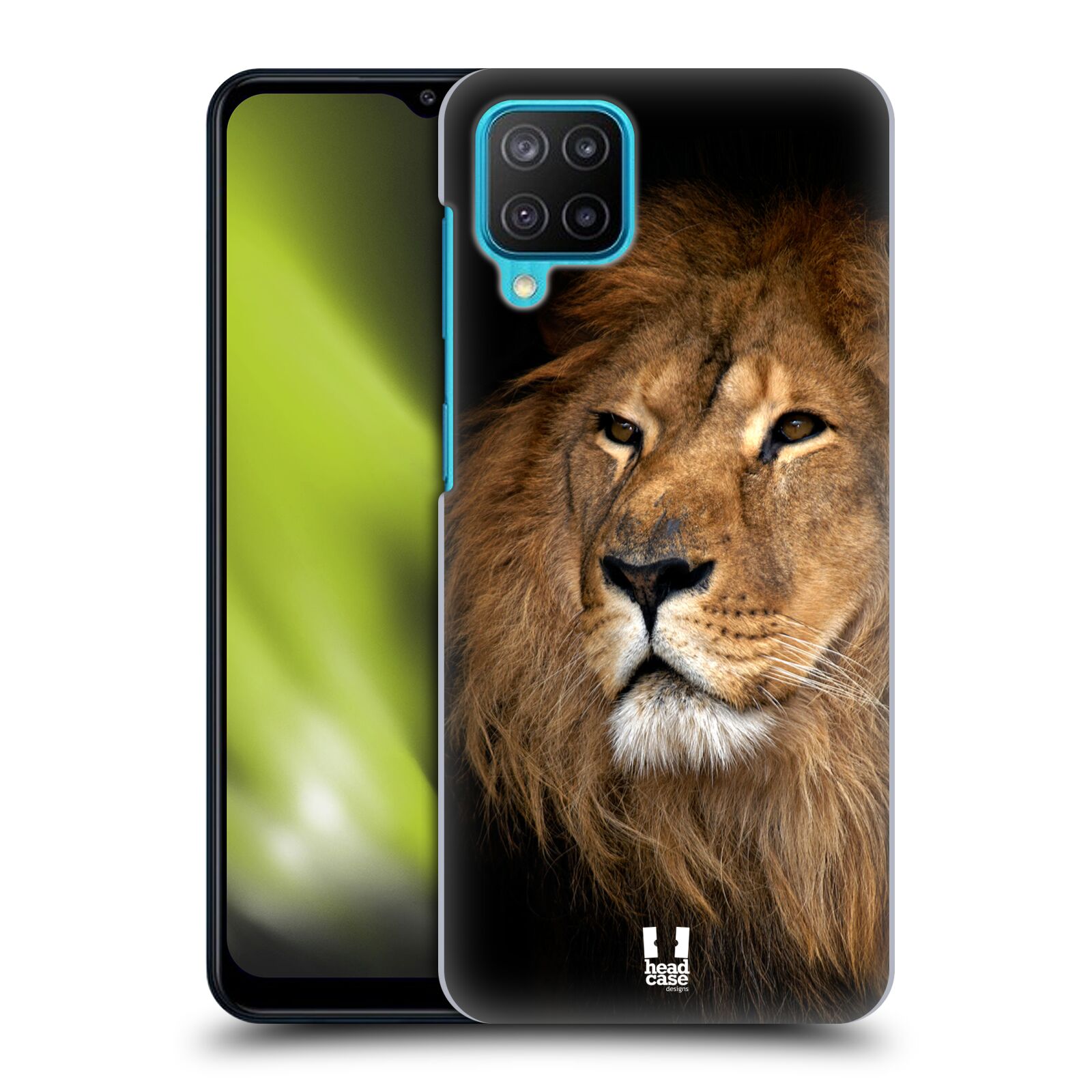 Zadní obal pro mobil Samsung Galaxy M12 - HEAD CASE - Svět zvířat král zvířat Lev